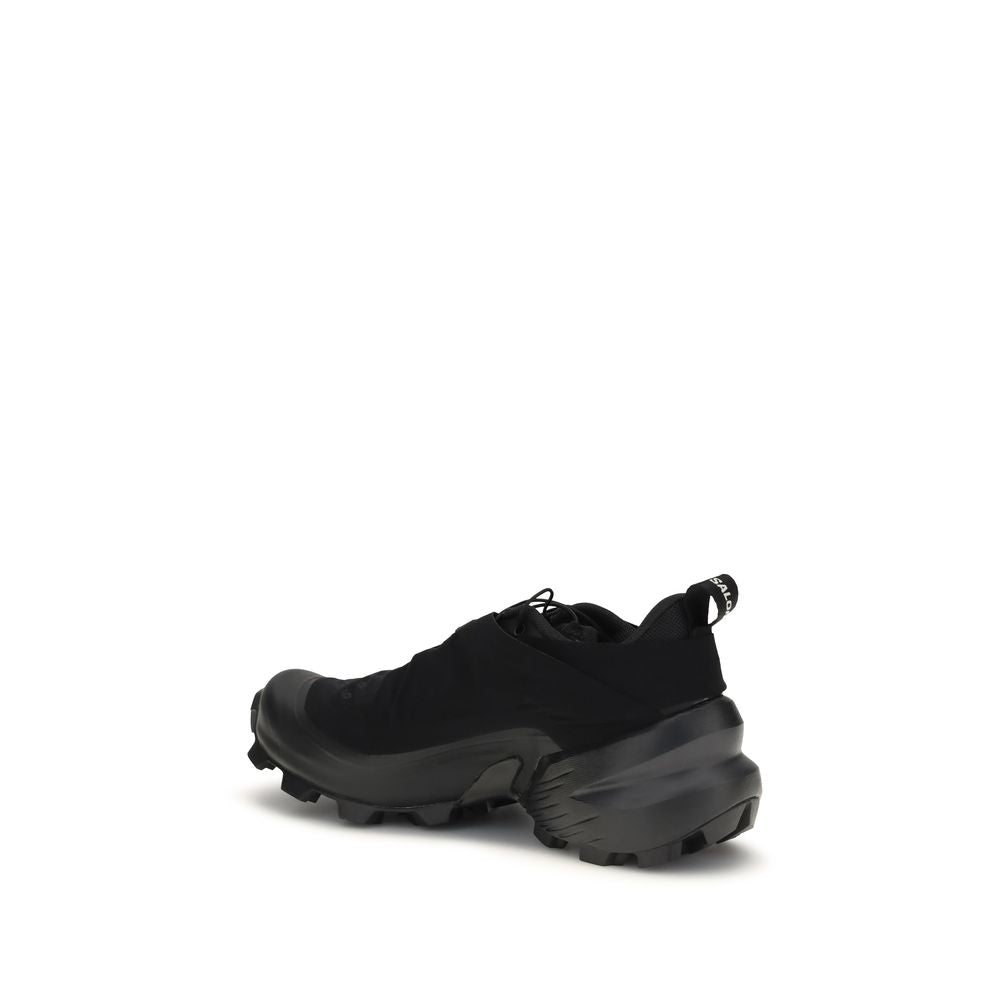 Black Polyamide Athletic Sneakers