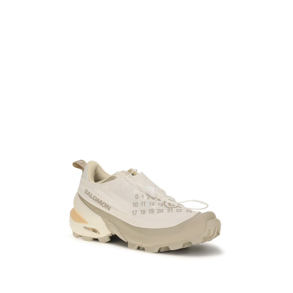 White Polyamide Athletic Sneakers