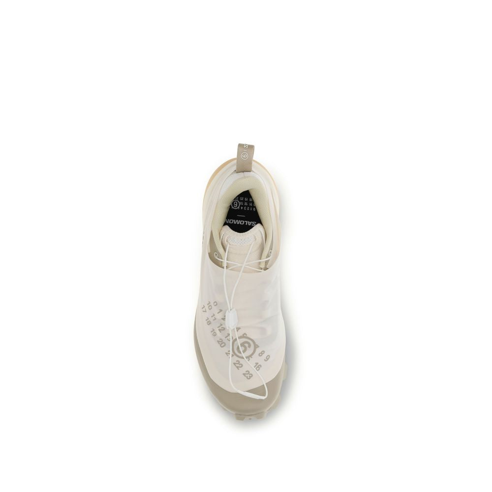 White Polyamide Athletic Sneakers