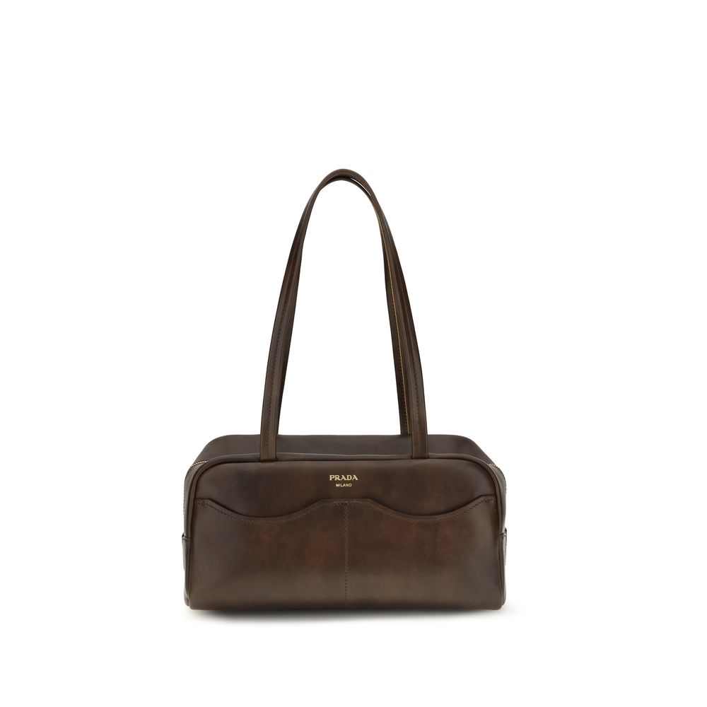 Brown Calf Leather Bos Taurus Handbag