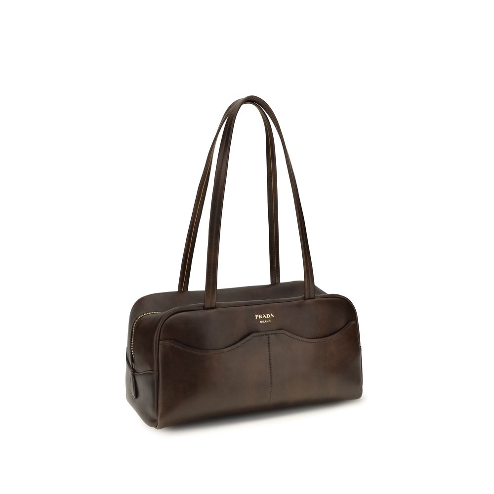 Brown Calf Leather Bos Taurus Handbag