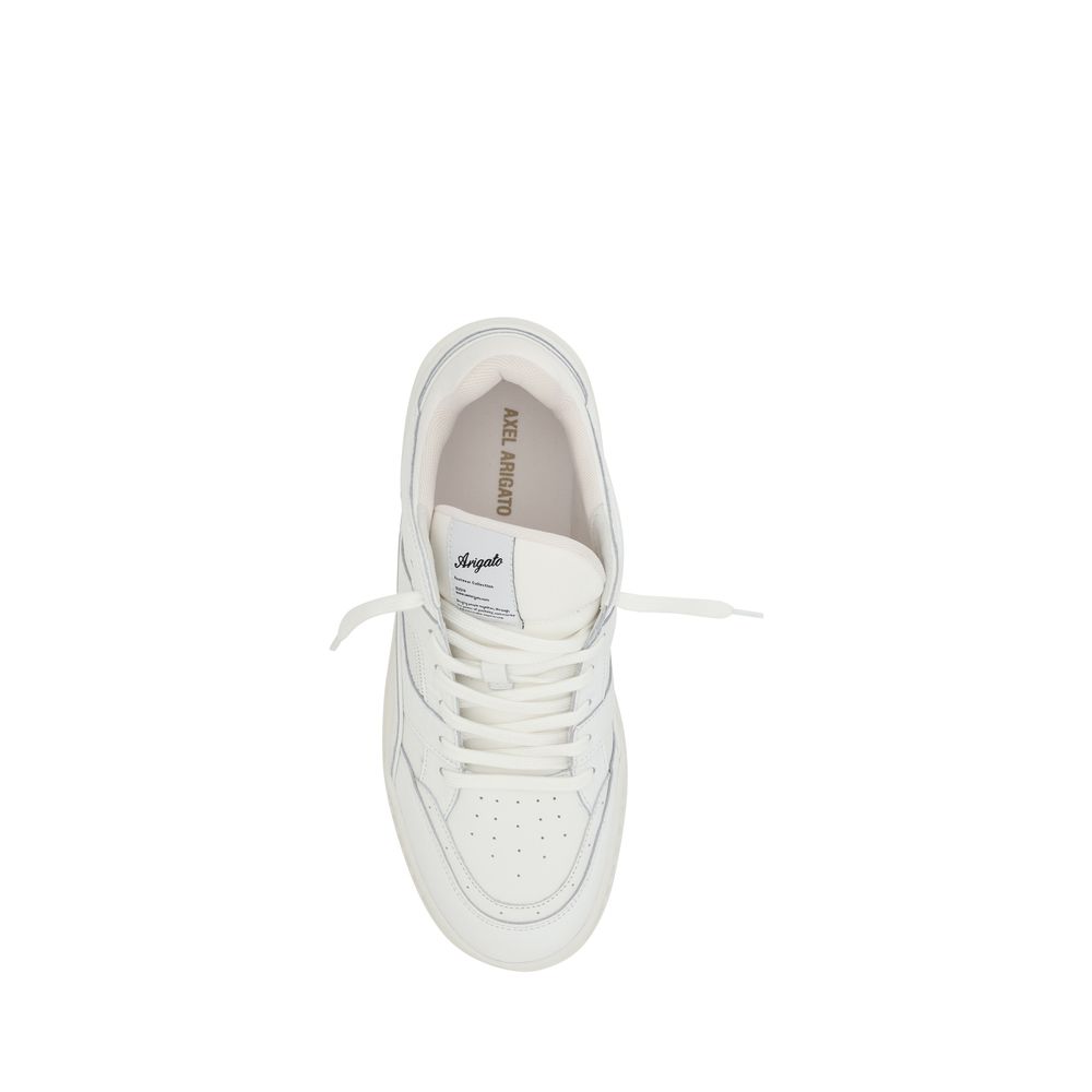 White Calf Leather Bos Taurus Low Top Sneakers