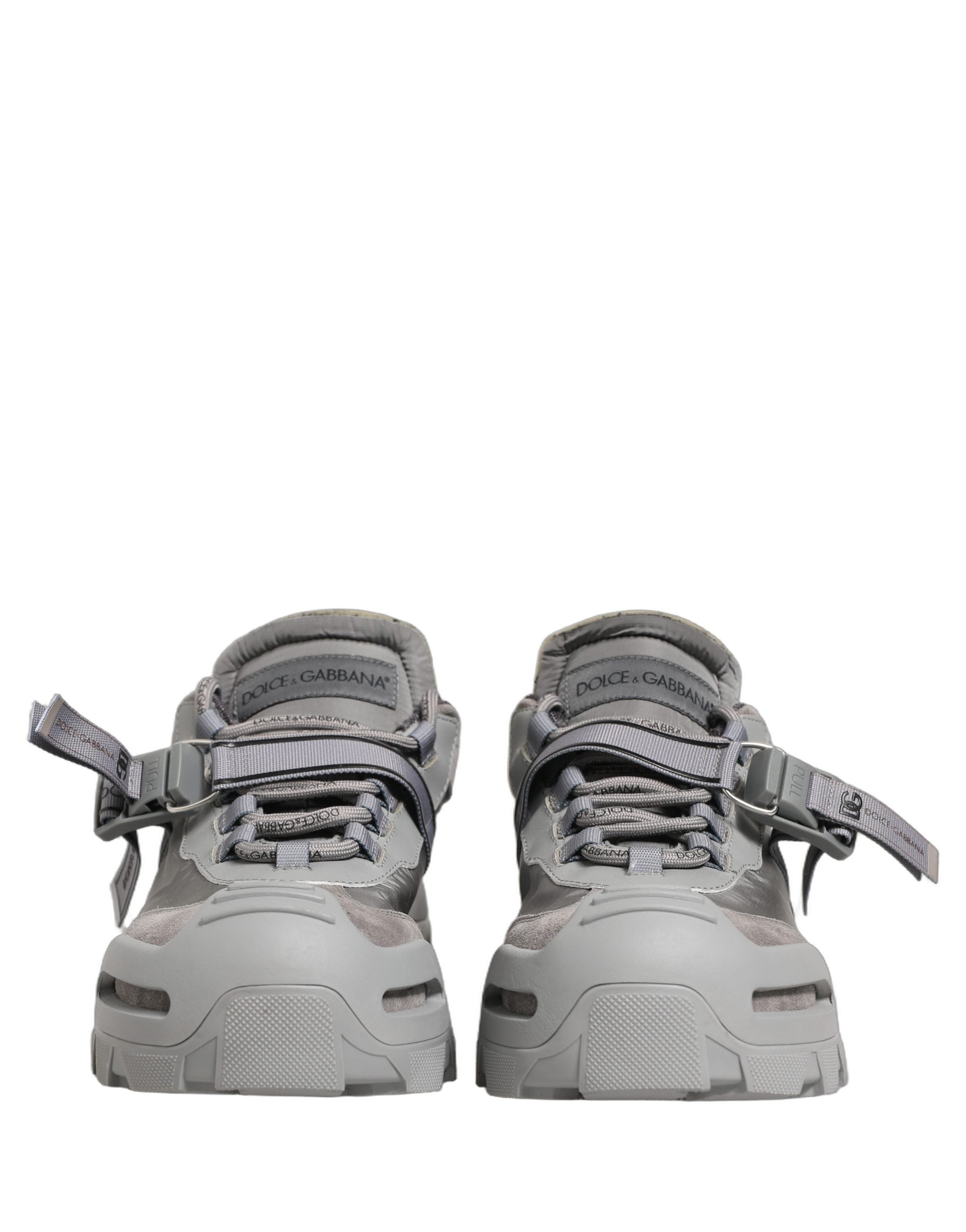 Gray Airmaster Panelled Low Top Men Sneakers Shoes