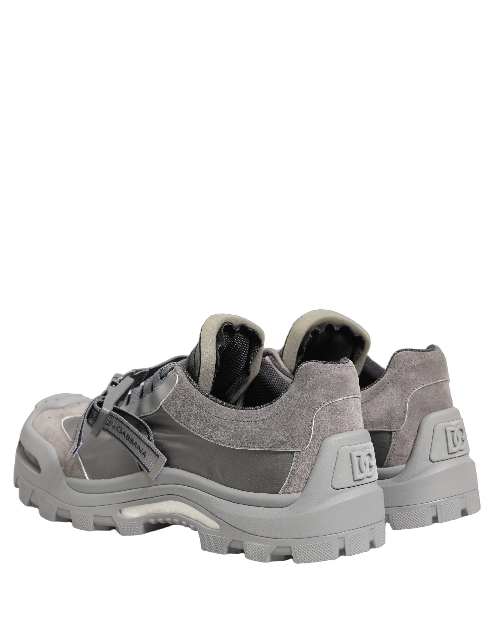 Gray Airmaster Panelled Low Top Men Sneakers Shoes