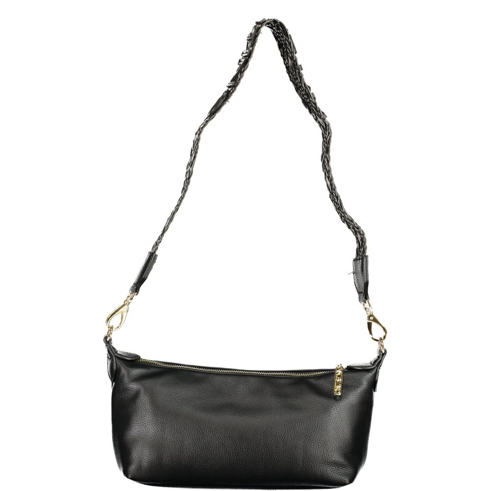 Black Polyurethane Women's Bag