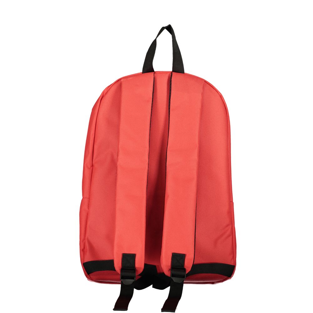 Red Polyester Backpack