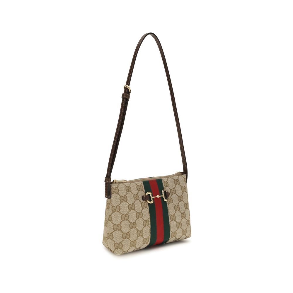 Beige Fabric Handbag