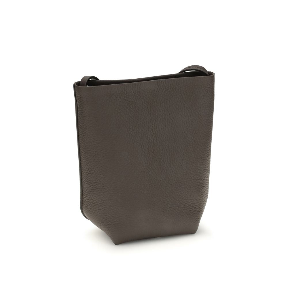 Brown Calf Leather Bos Taurus Shoulder Bag - styloora.cz