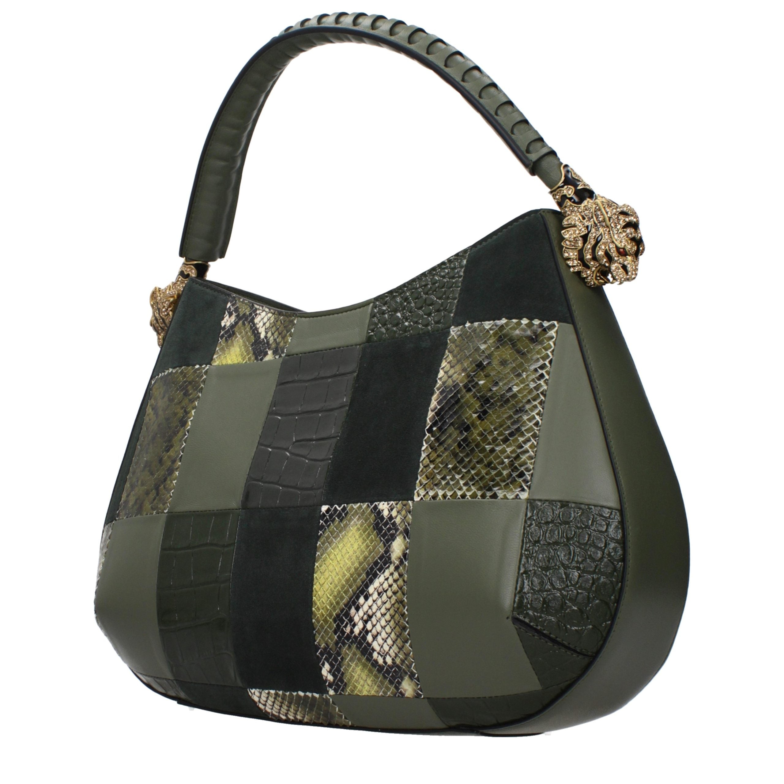 Green Leather Handbag