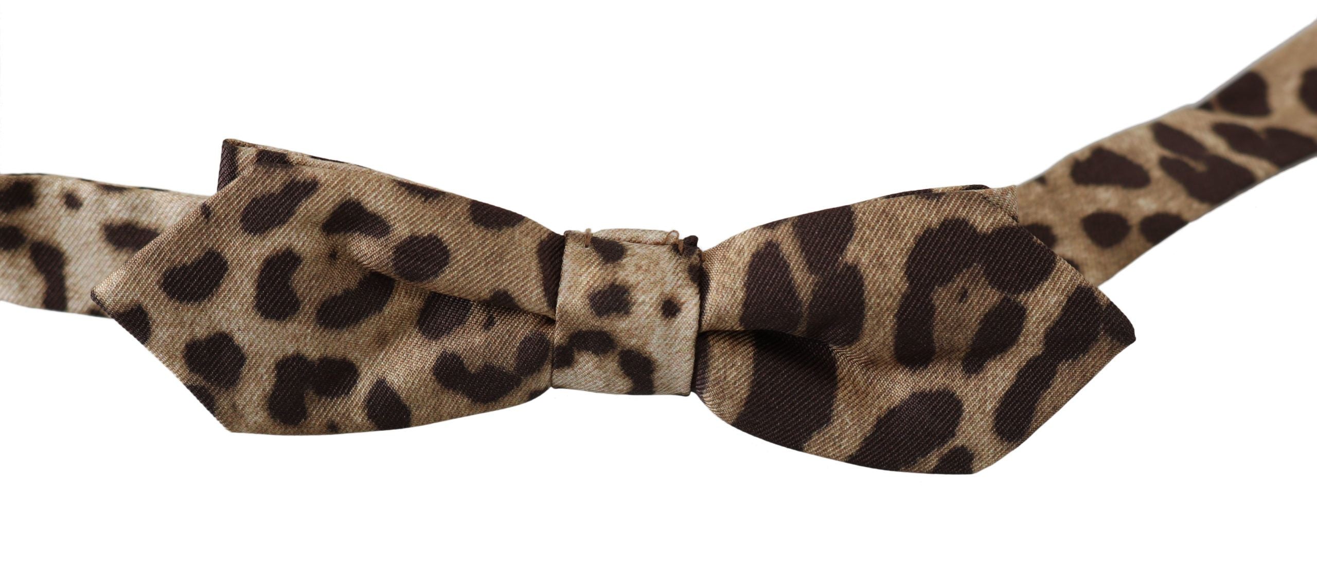 Pánský motýlek Papillon s hnědým leopardím vzorem a nastavitelným výstřihem