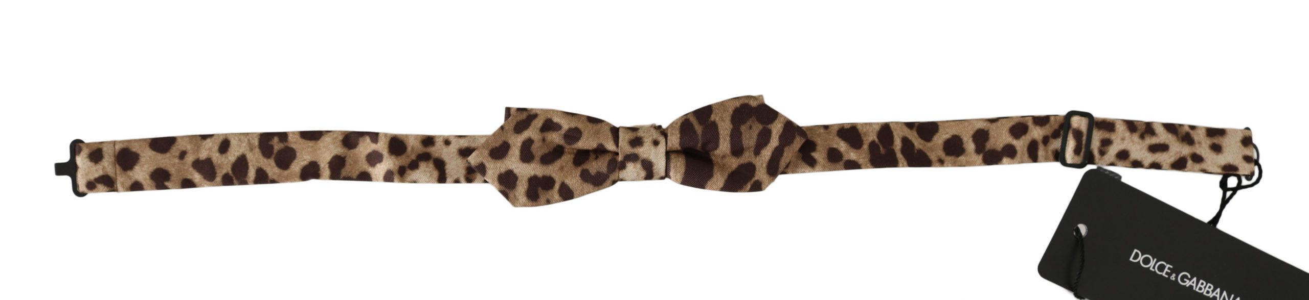Pánský motýlek Papillon s hnědým leopardím vzorem a nastavitelným výstřihem