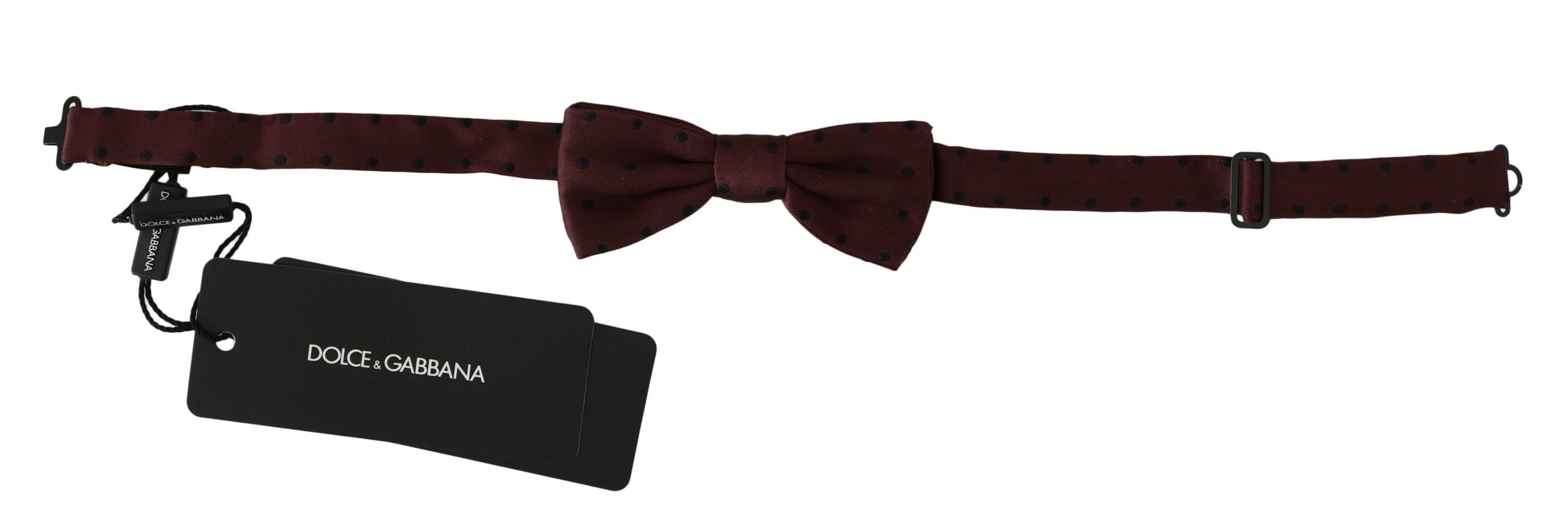 Fialový puntíkovaný hedvábný motýlek Papillon s nastavitelným výstřihem