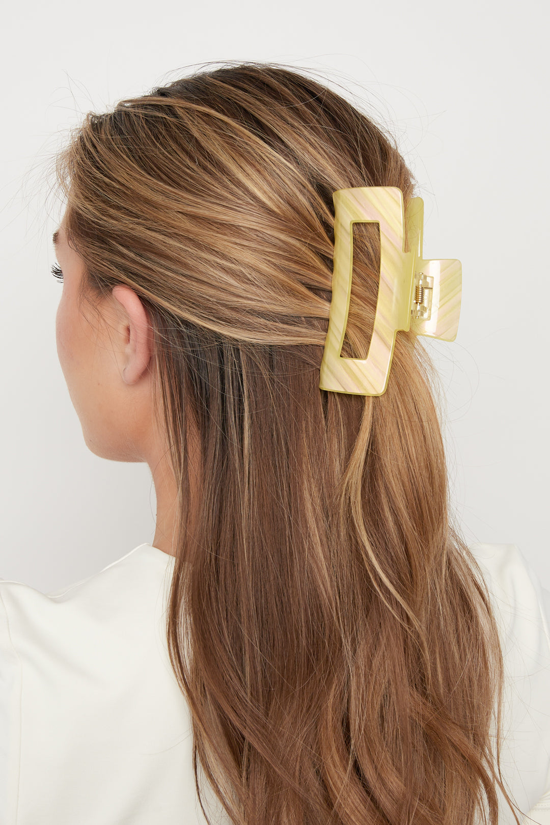 Hair Clips Stripe Daily Imitation Acetate Sheet Daily Accessories