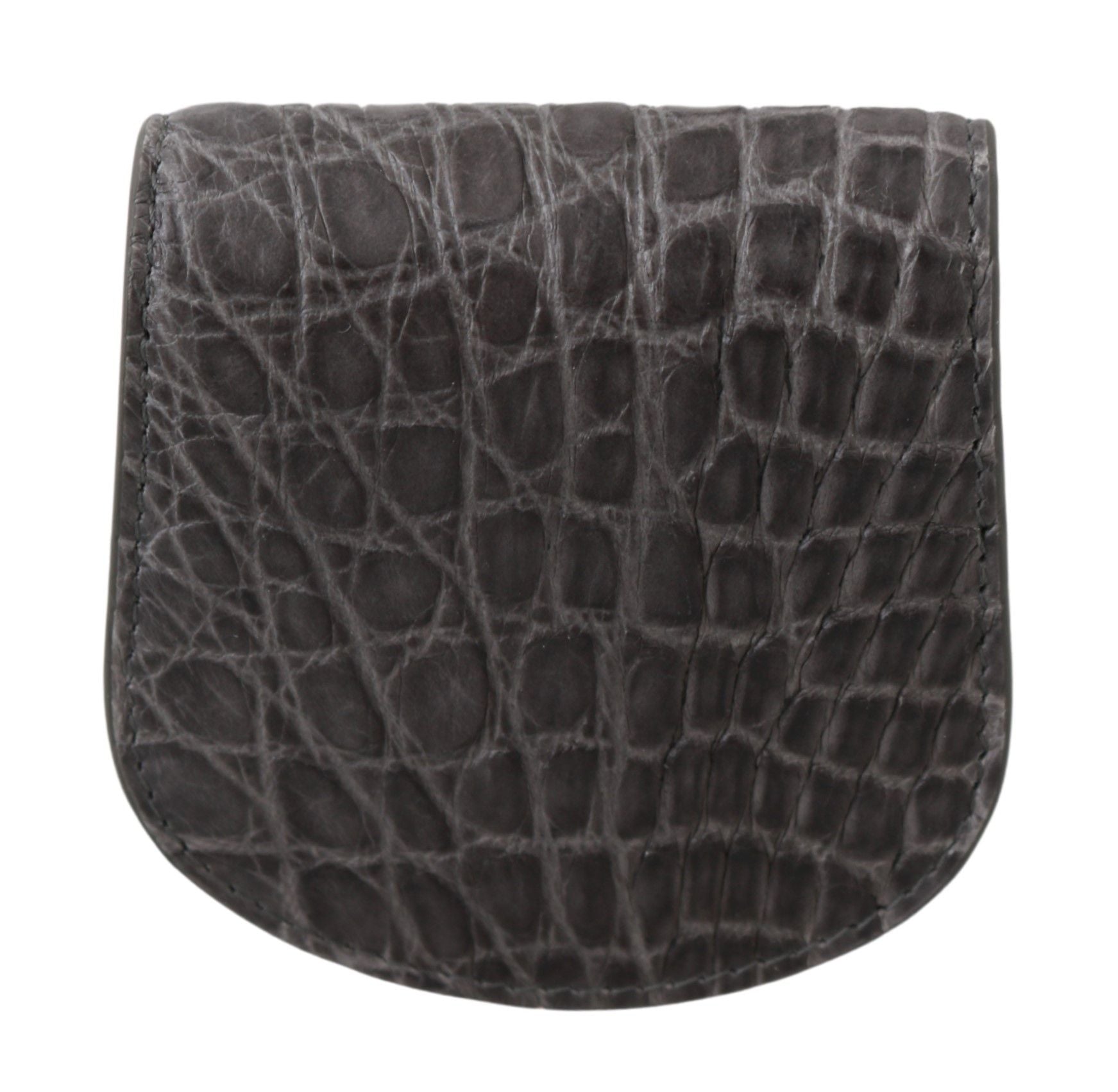 Pouzdro na kondomy z šedé exotické kůže, kapsa, peněženka