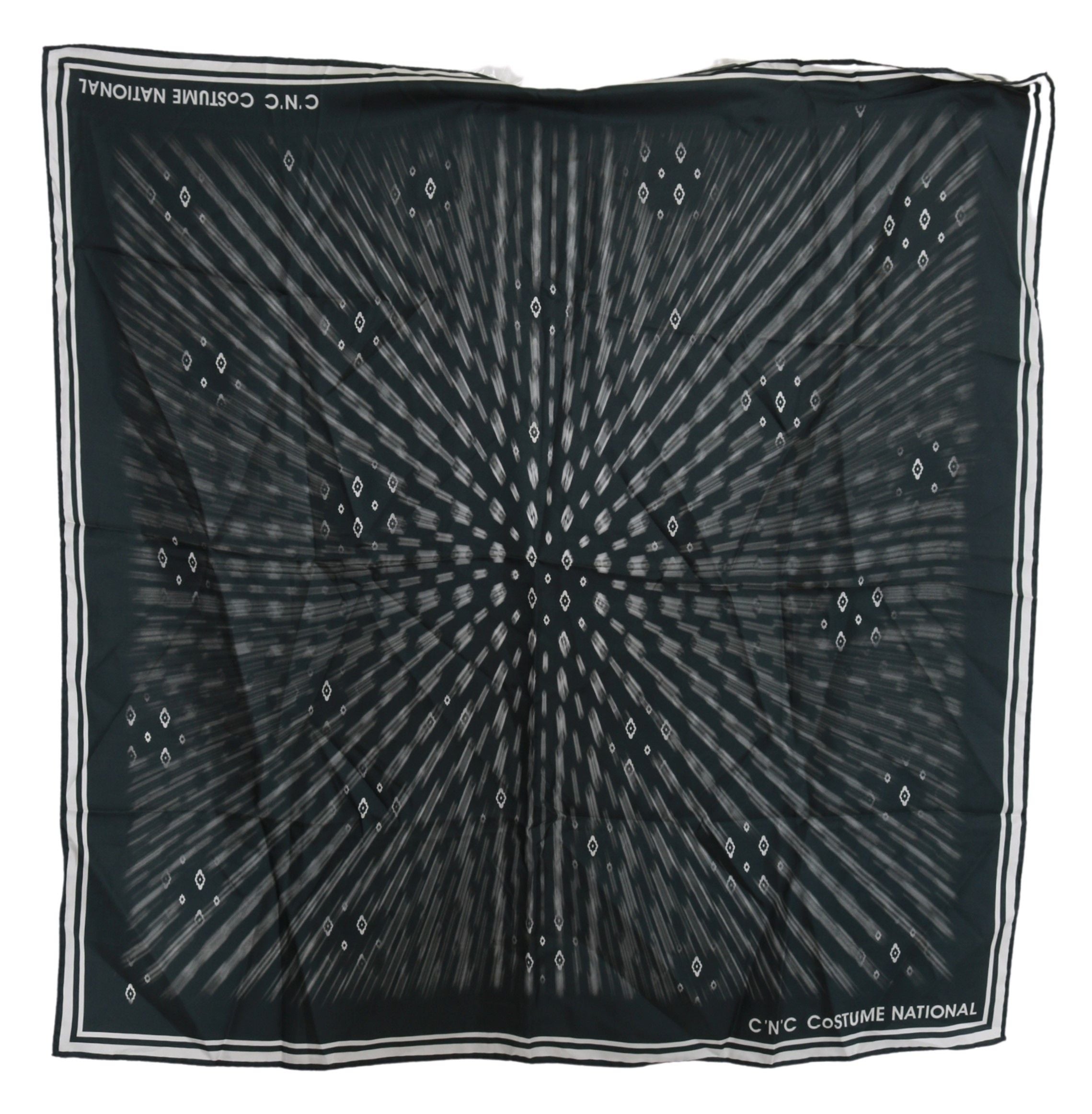Dámský šátek z modrého hedvábí Foulard