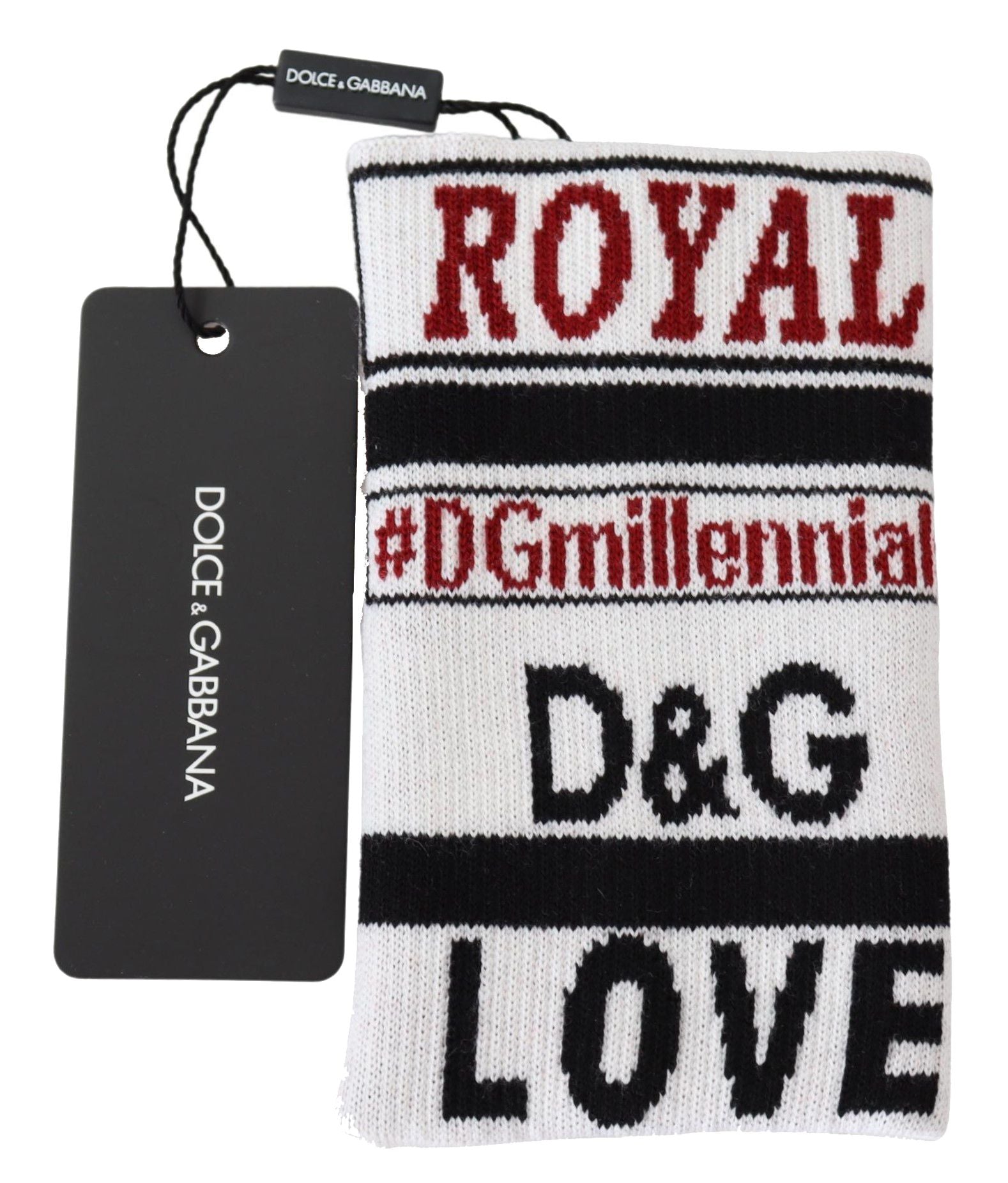 Vícebarevný vlněný pletený náramek D&amp;G Love