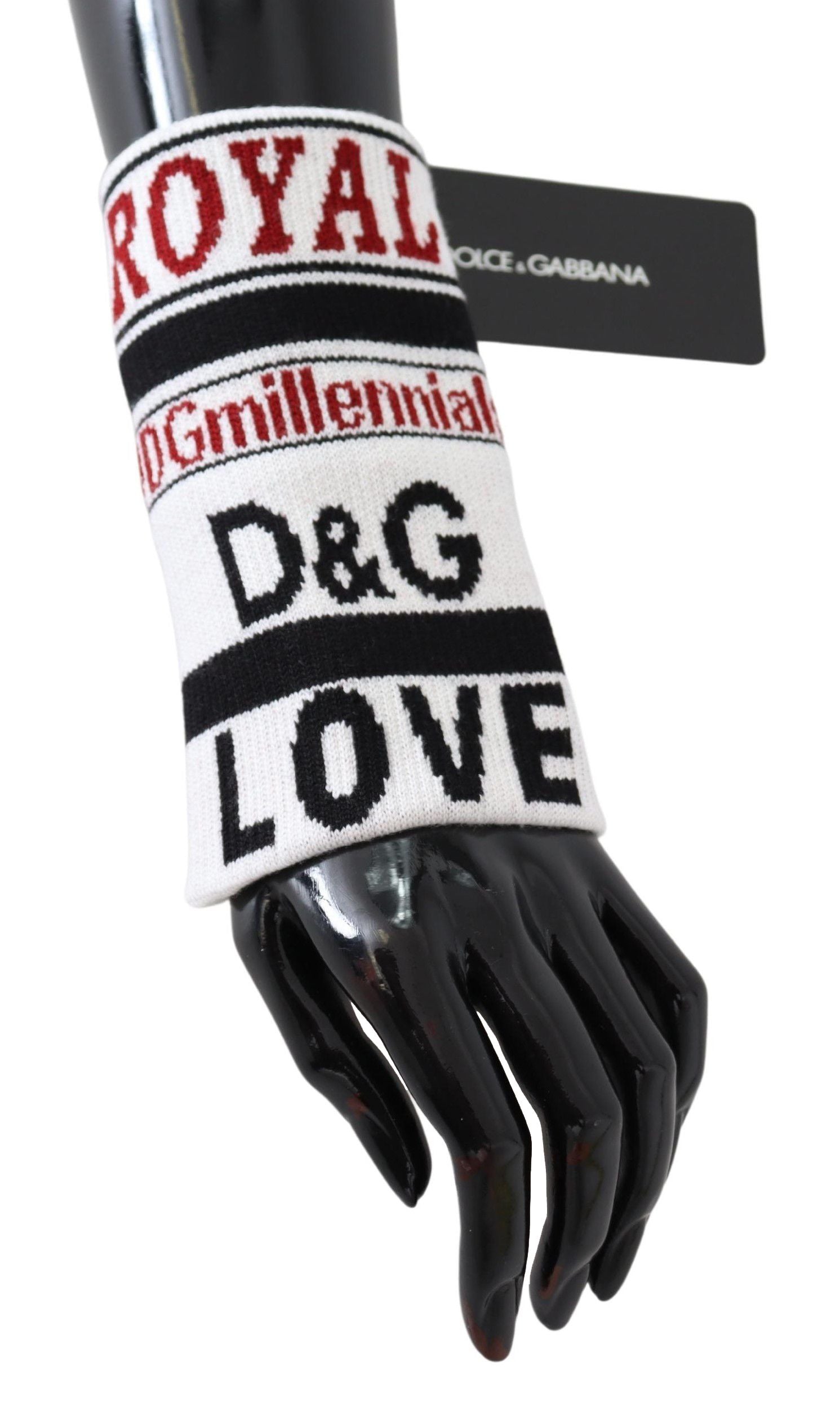 Vícebarevný vlněný pletený náramek D&amp;G Love