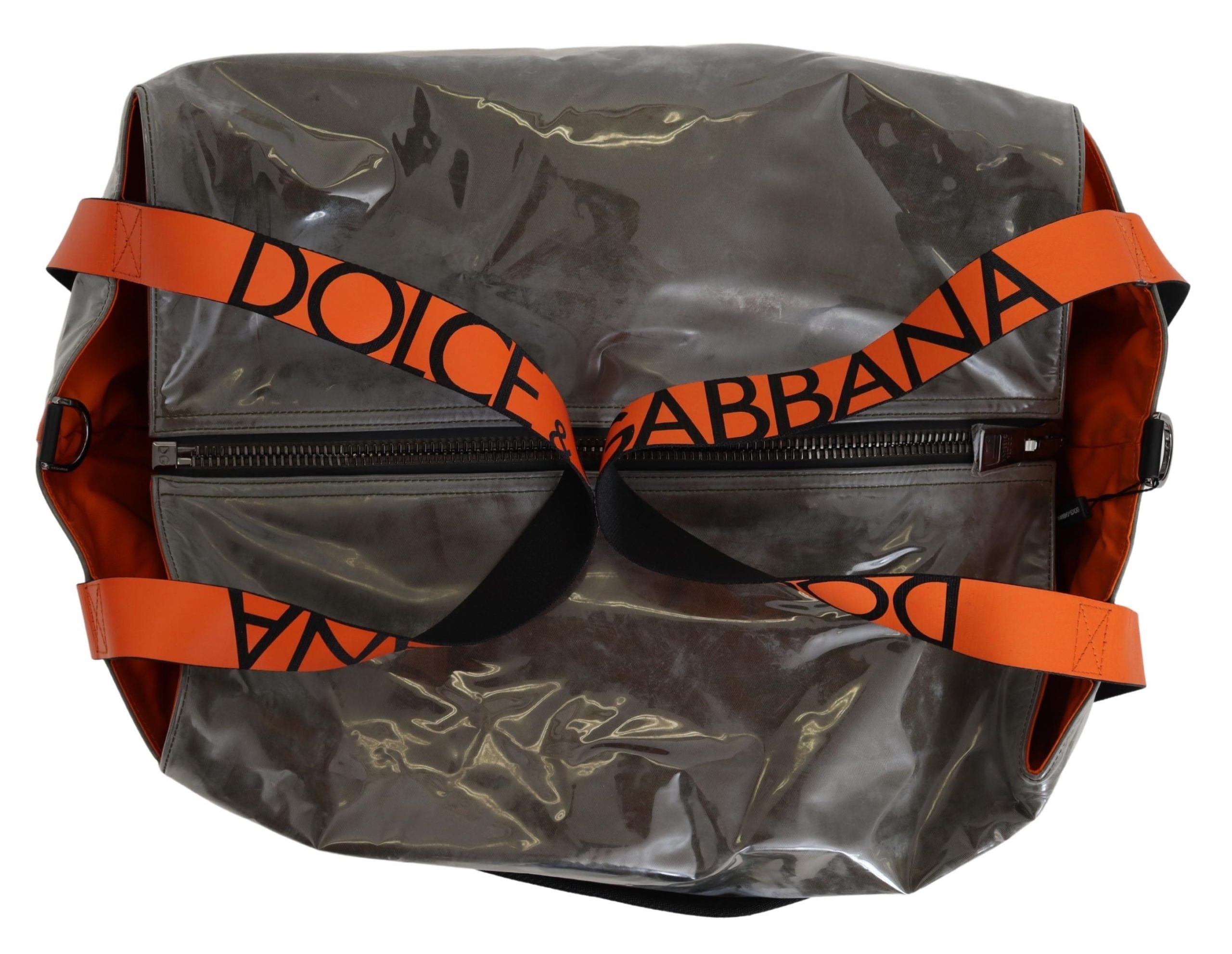 Pánská bavlněná velká látková zelená nákupní taška