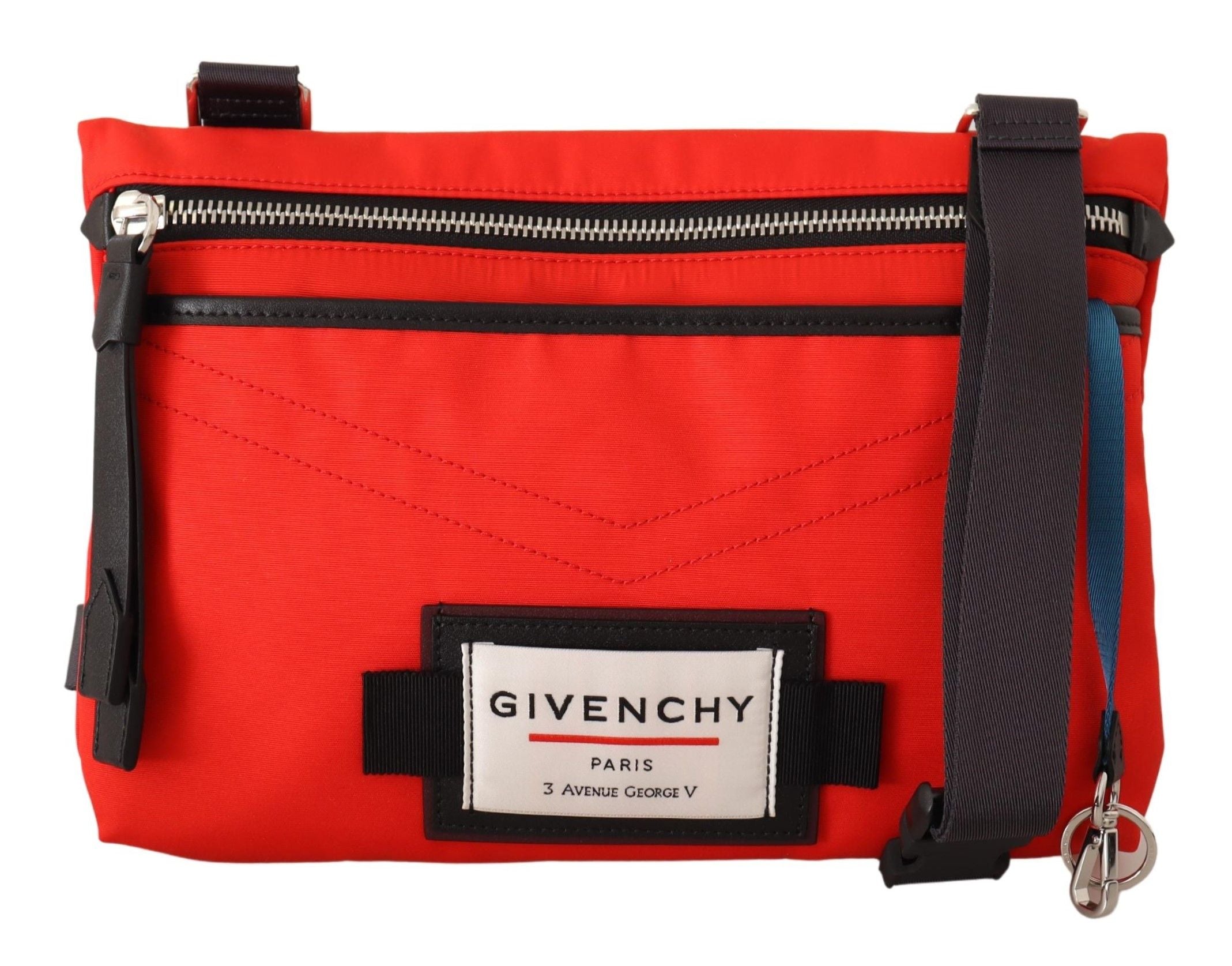 Elegantní červeno-černá crossbody kabelka Downtown