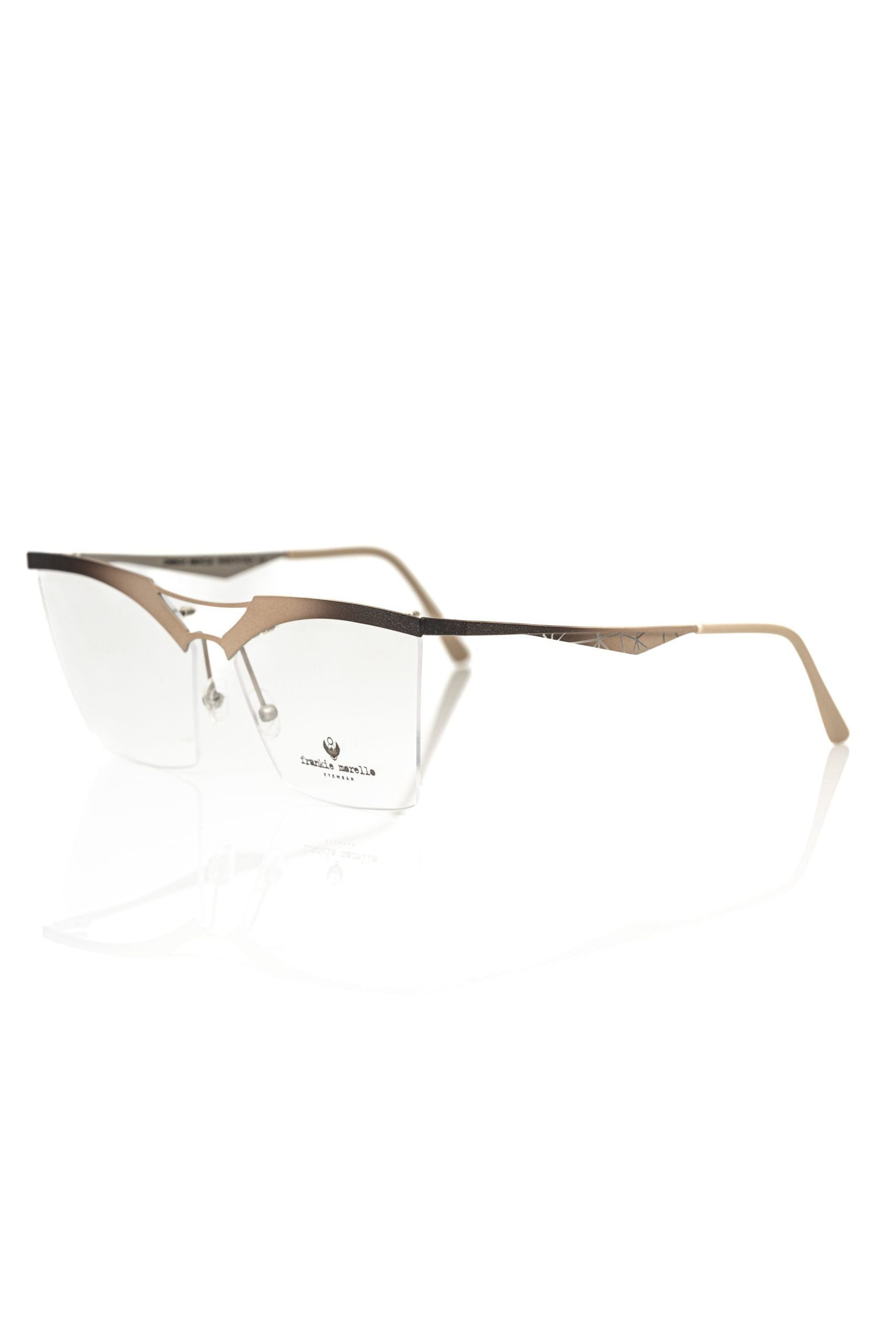 Gold Metallic Women's Frame Eyeglasses