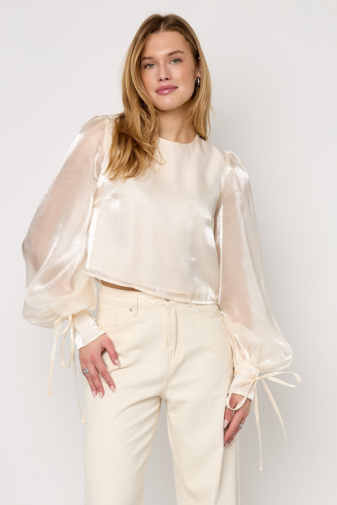 Shimmer Pearl Blouse