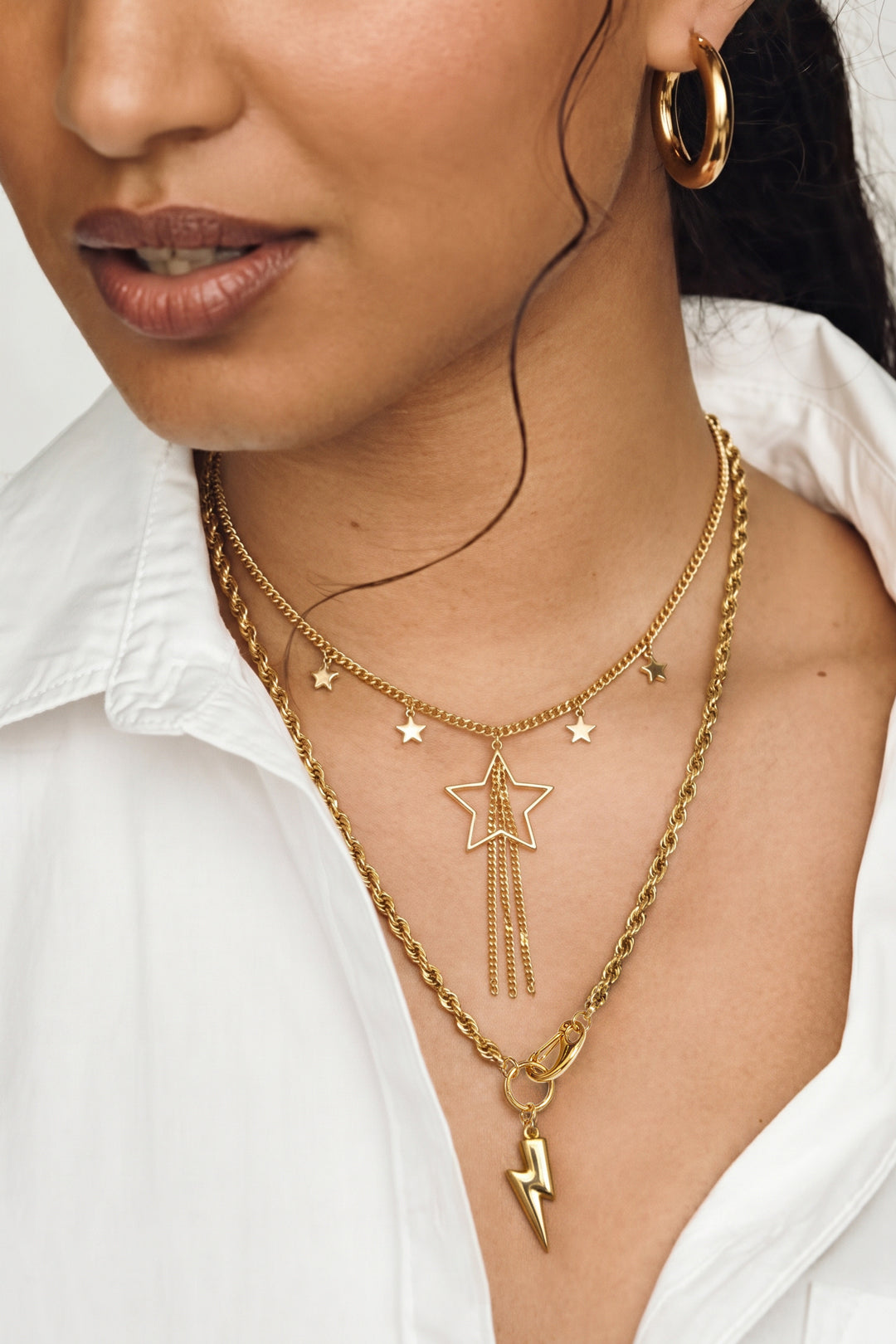 Lightning Pendant Necklace