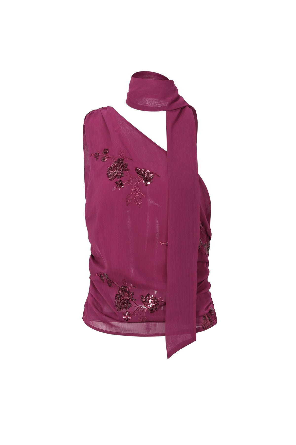 Summer Scarf Top Embroidery