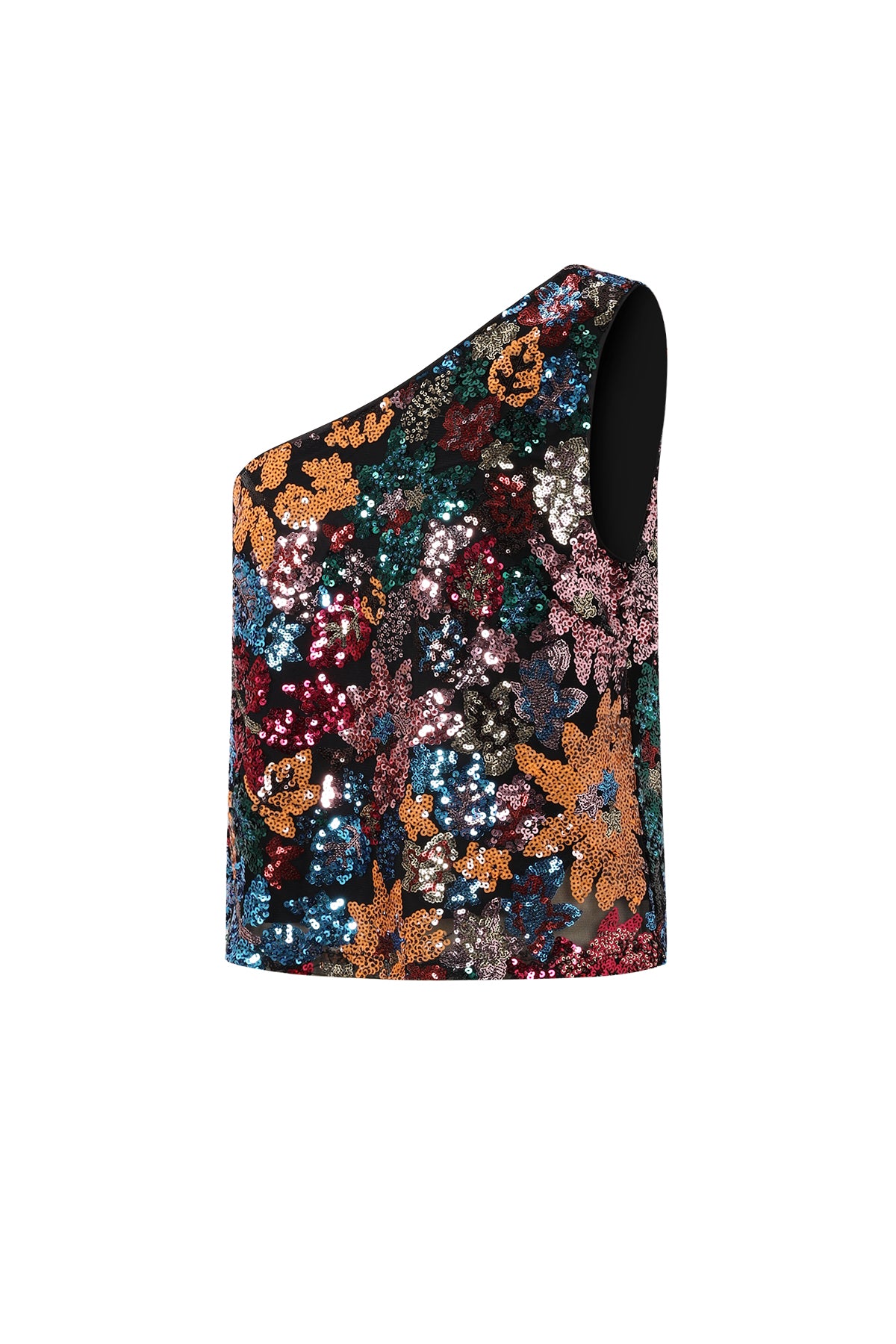 Tropical One Shoulder Top