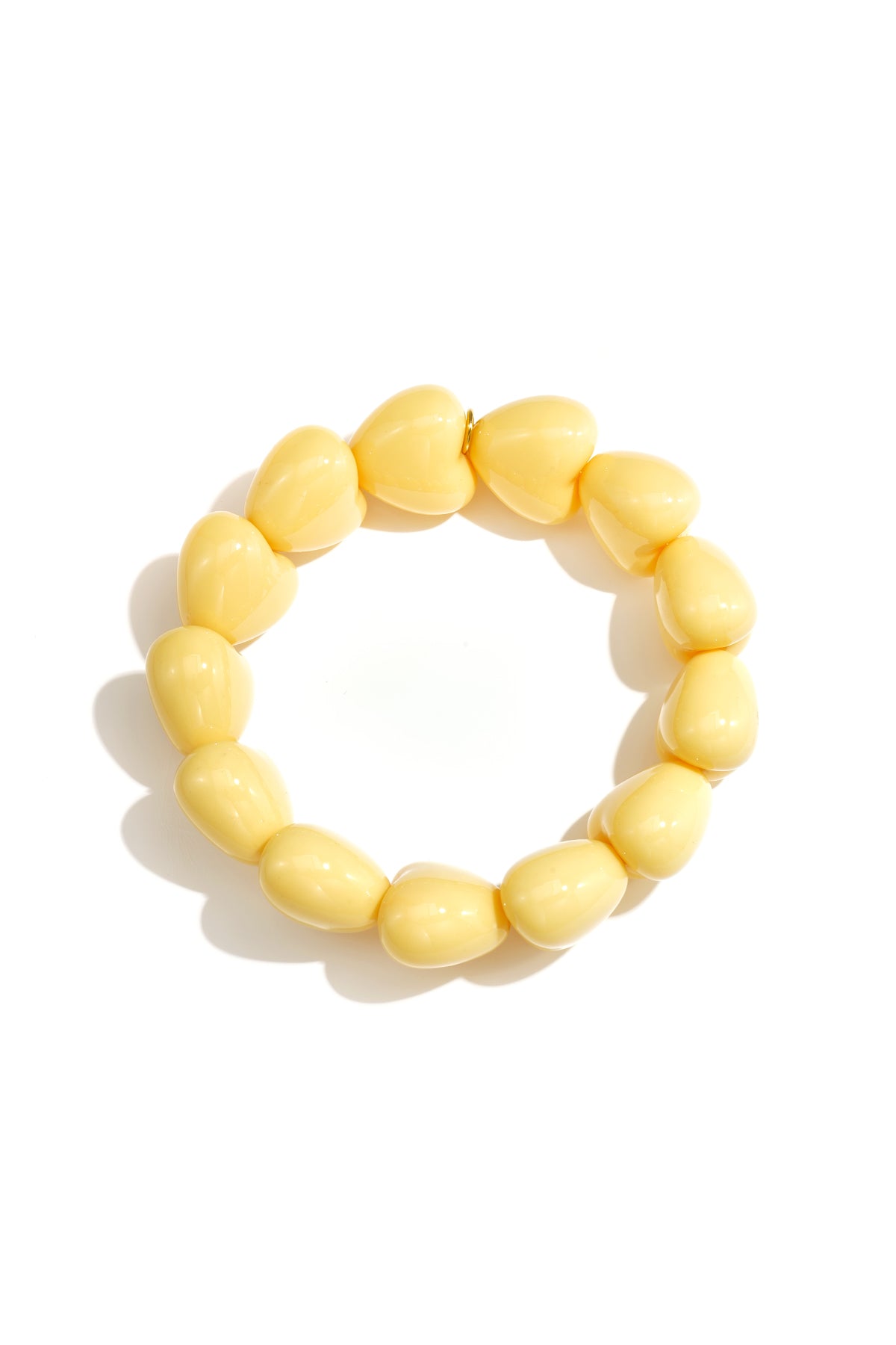 13-Bead Small Heart Bracelet