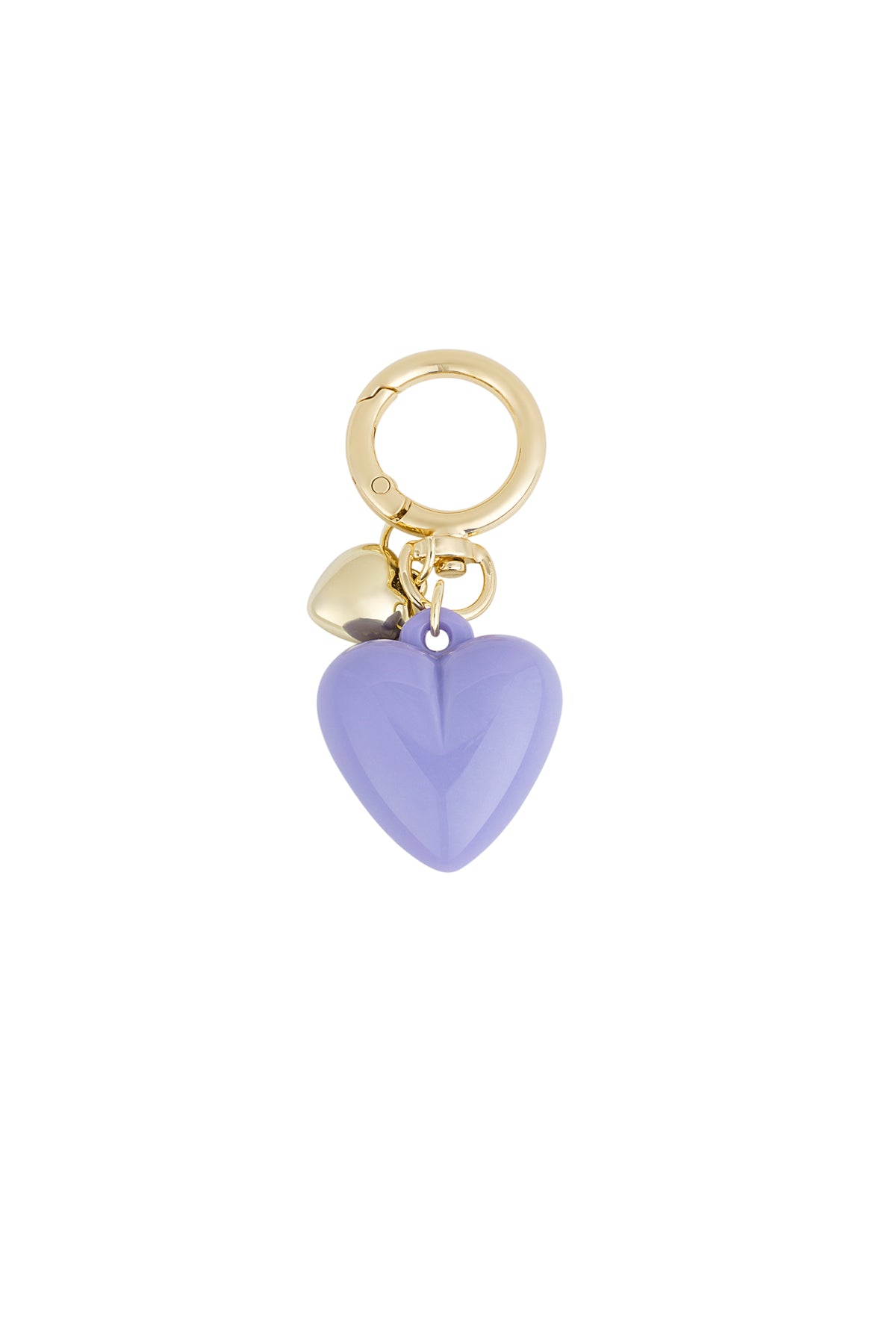 Double heart pendant