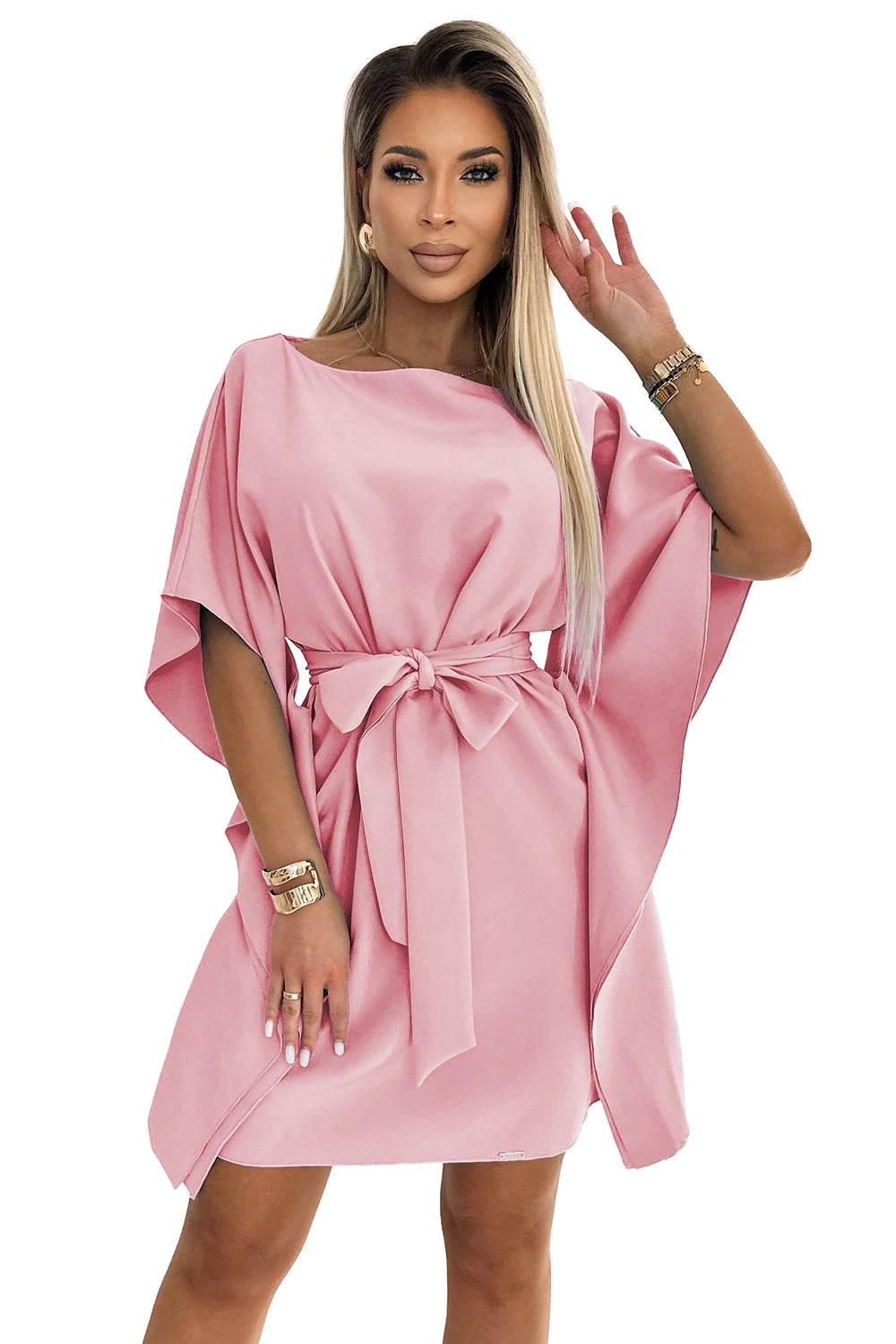 SOFIA Butterfly dress – Dirty Pink