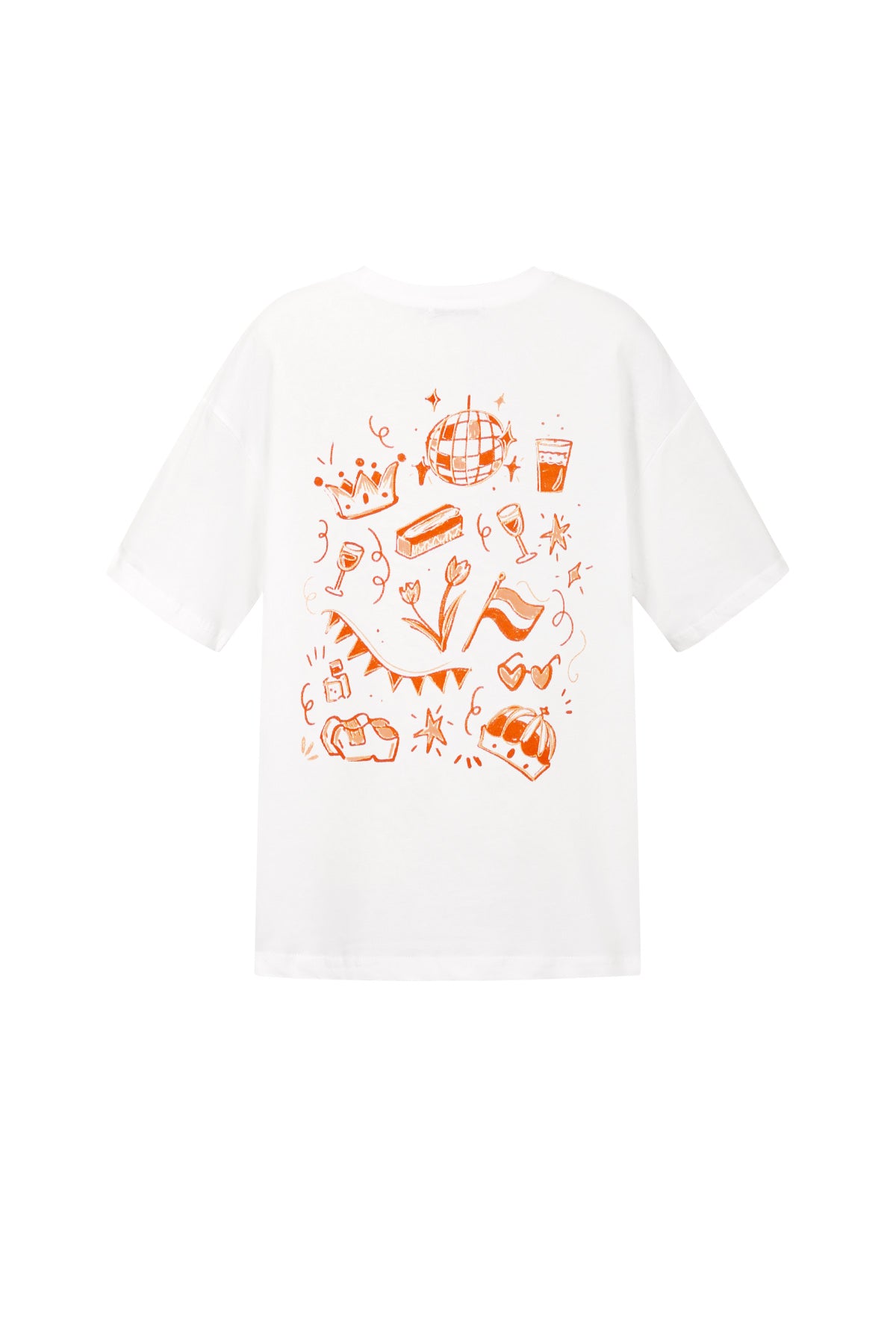 Crown Cartoon Pattern T-shirt