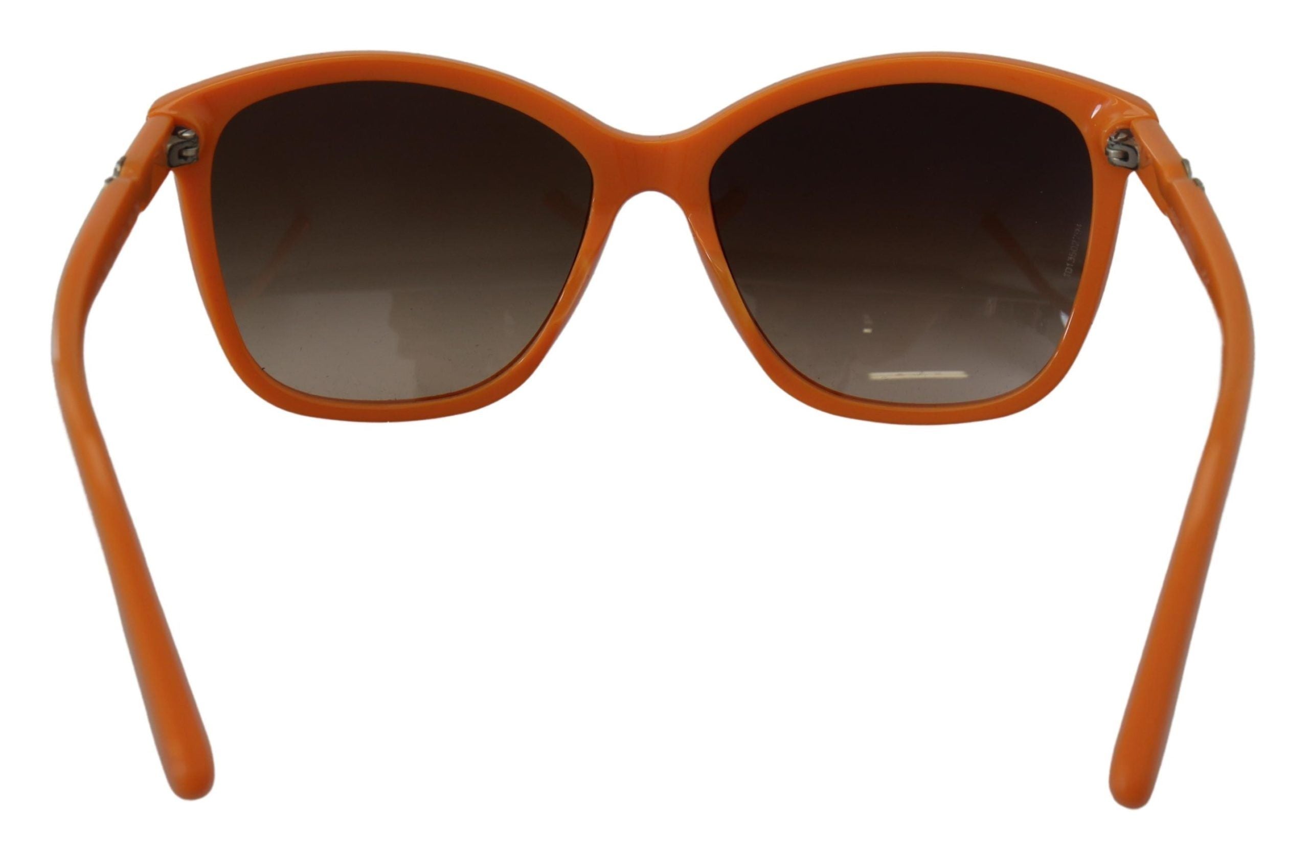 Sluneční brýle DG4170PM s oranžovým acetátovým rámem a kulatými clonami