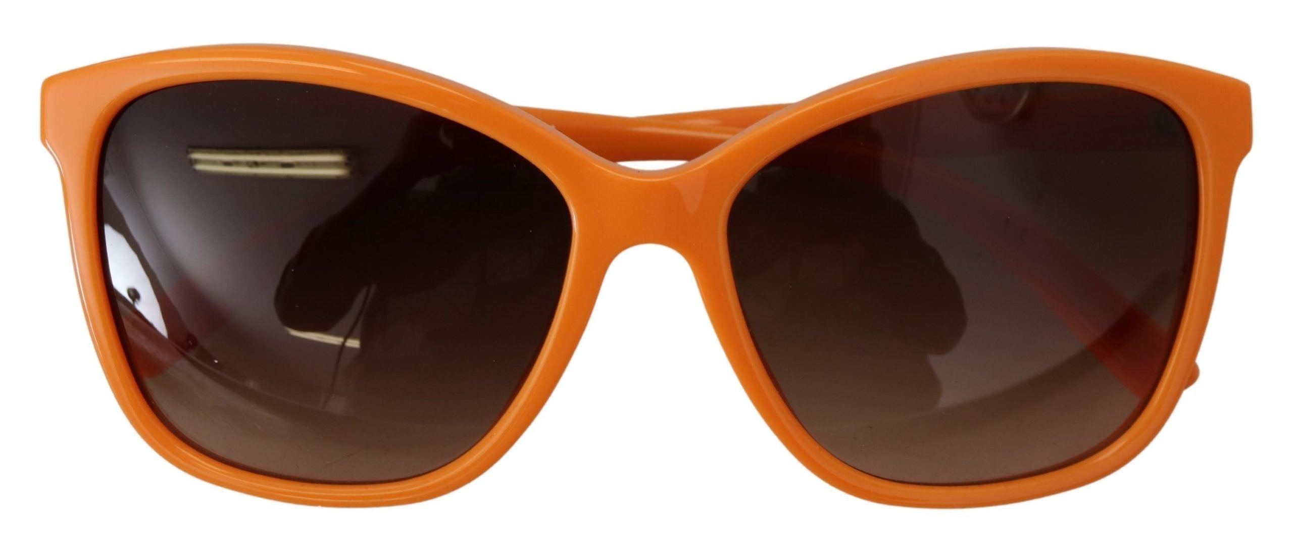 Sluneční brýle DG4170PM s oranžovým acetátovým rámem a kulatými clonami