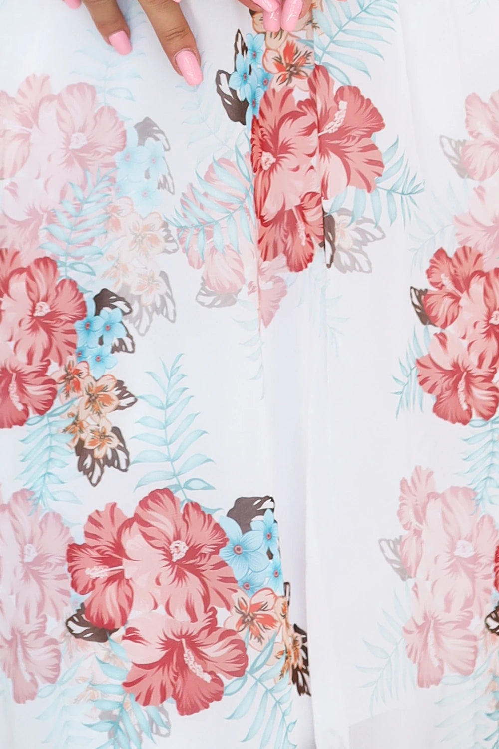FRANCES chiffon wrap dress with long sleeves – Mallows