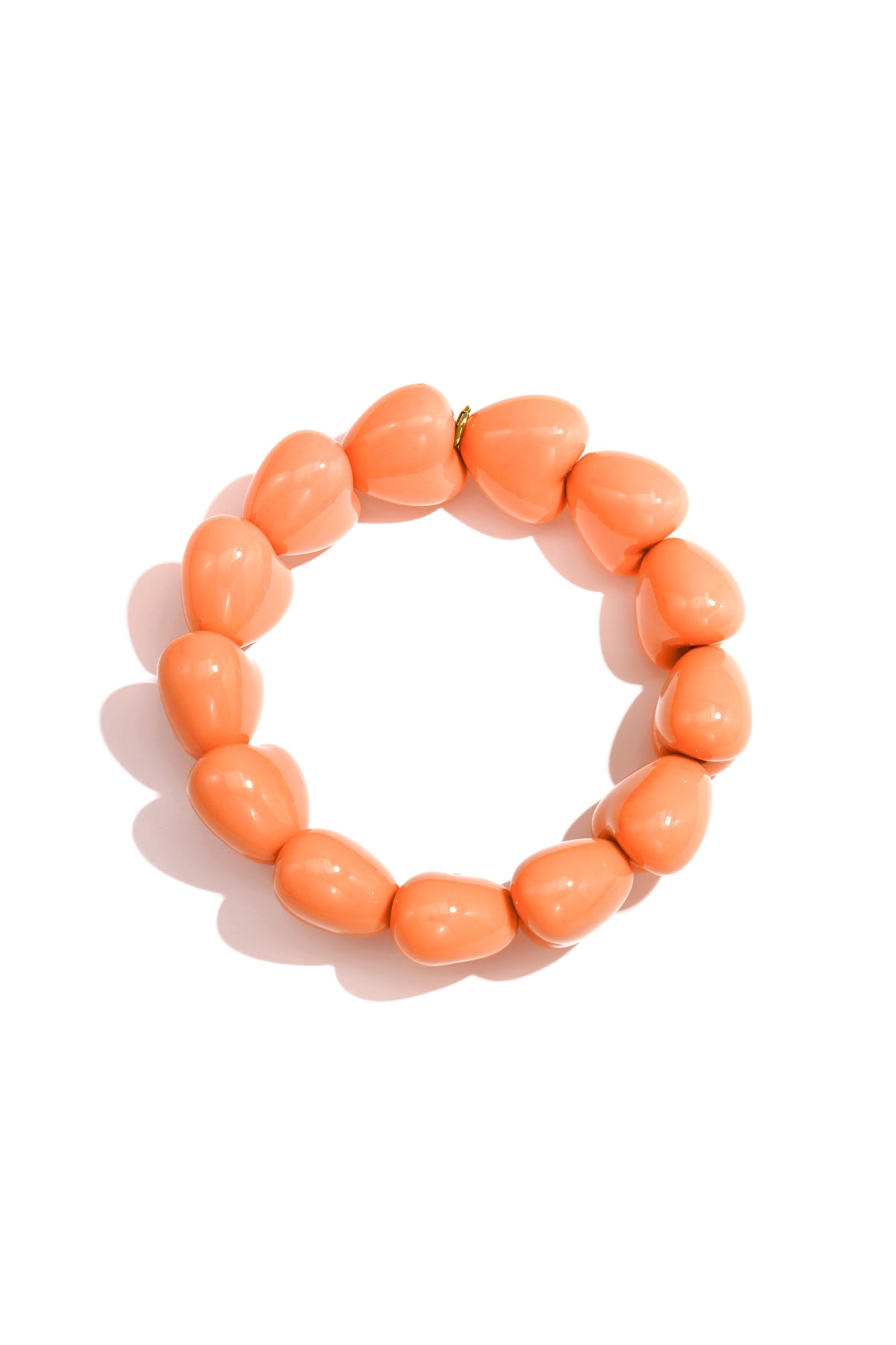 13-Bead Small Heart Bracelet