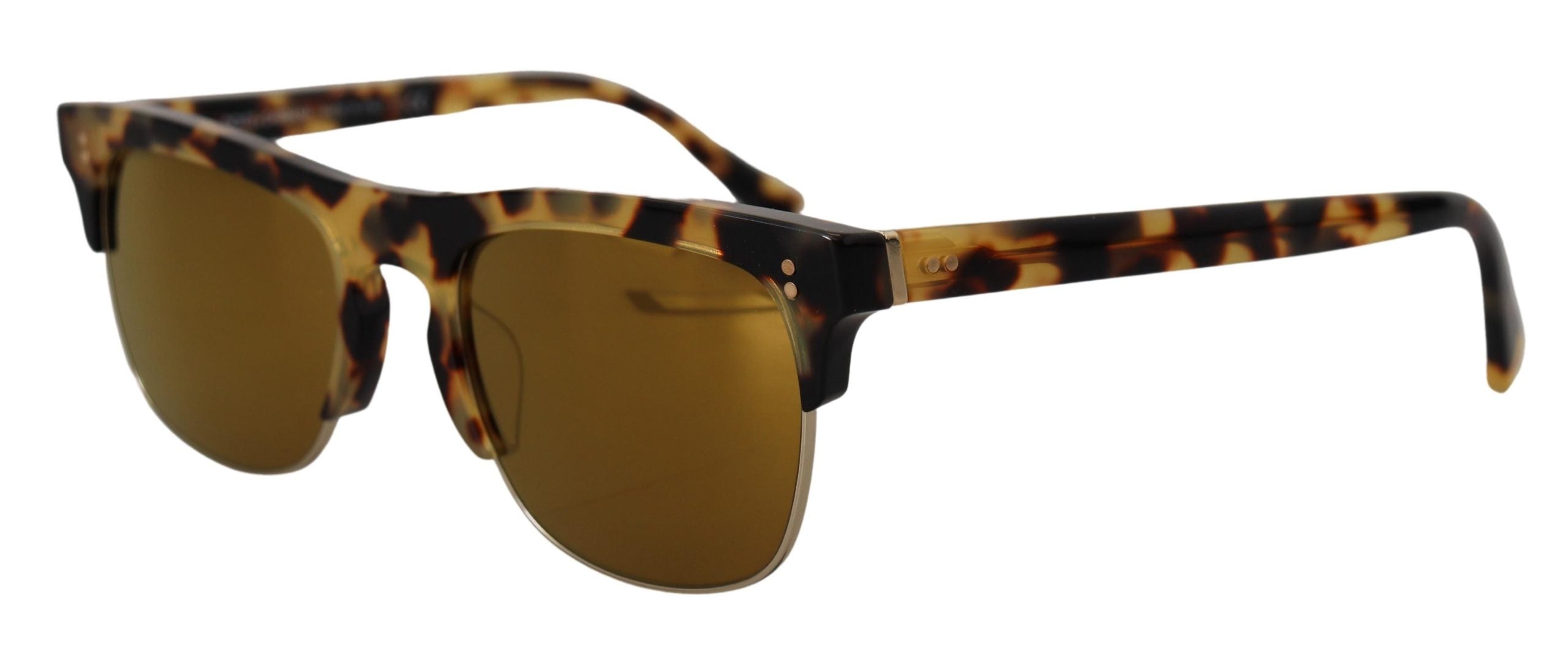 Sluneční brýle Havana DG430A z hnědého zlata acetátu