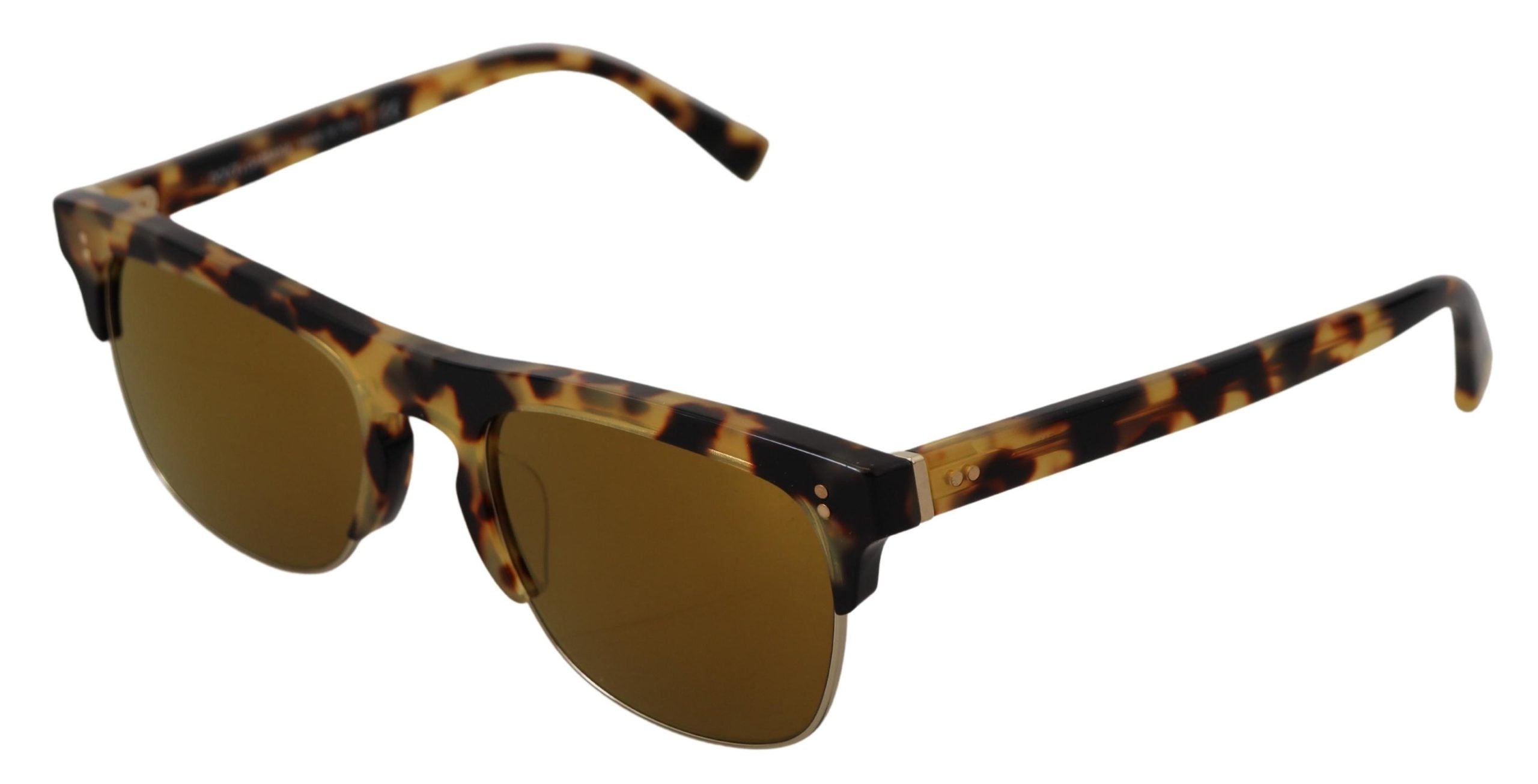 Sluneční brýle Havana DG430A z hnědého zlata acetátu