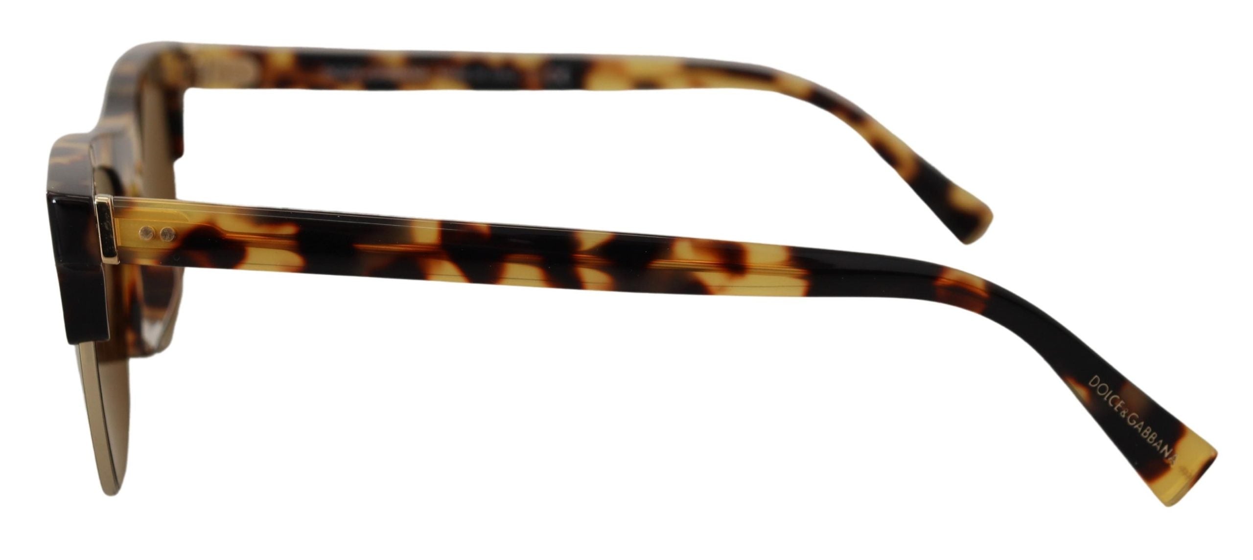 Sluneční brýle Havana DG430A z hnědého zlata acetátu