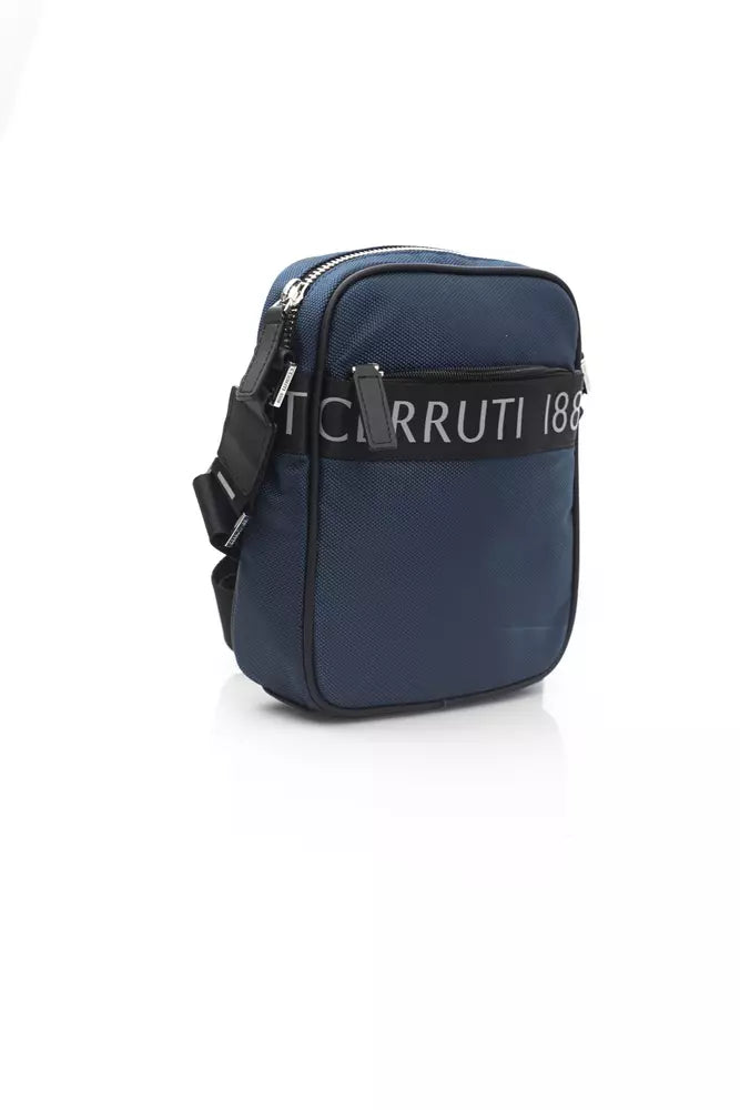 Dámská crossbody kabelka v modrém nylonu