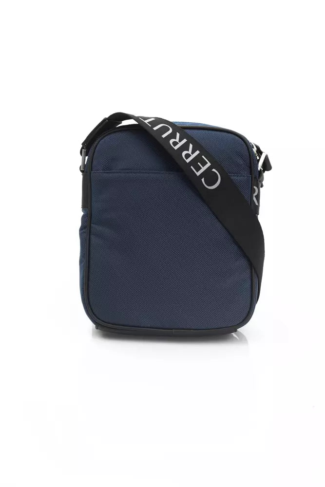 Dámská crossbody kabelka v modrém nylonu