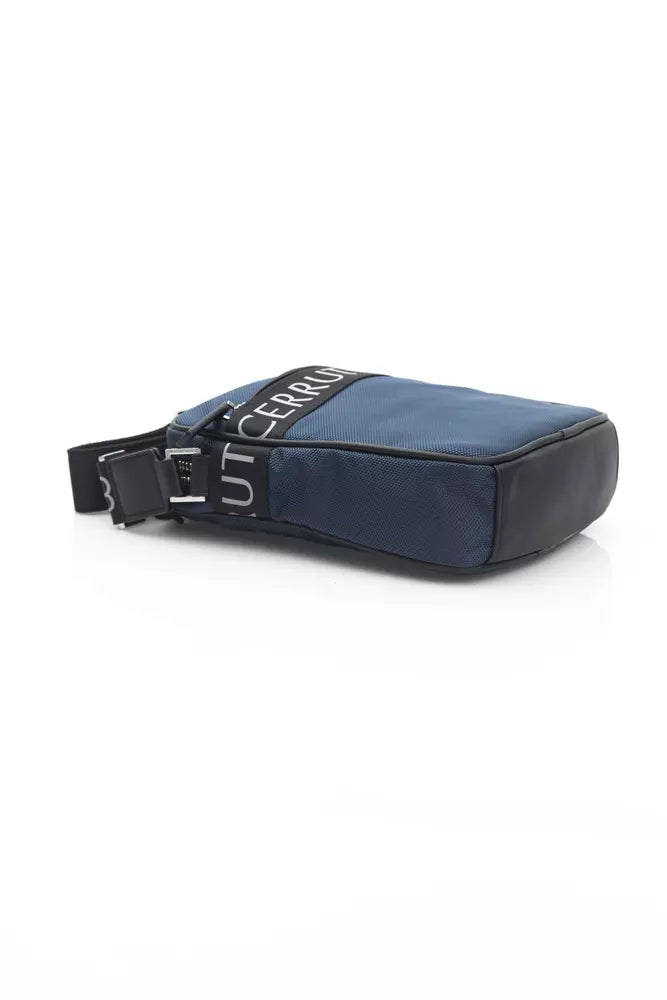 Dámská crossbody kabelka v modrém nylonu