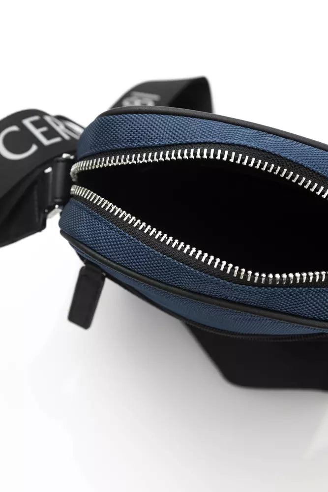 Dámská crossbody kabelka v modrém nylonu