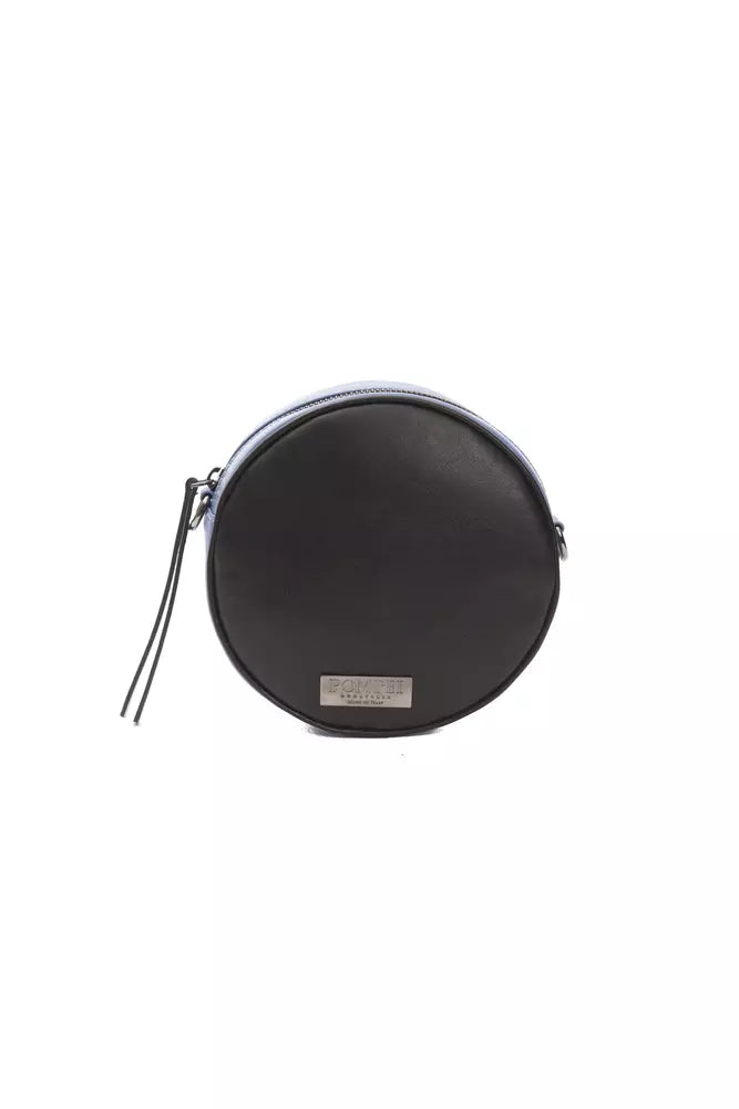 Černá kožená dámská crossbody taška