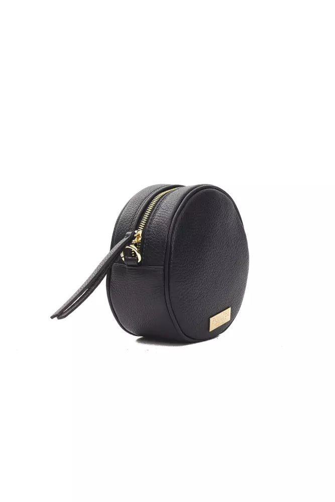 Šedá kožená dámská crossbody