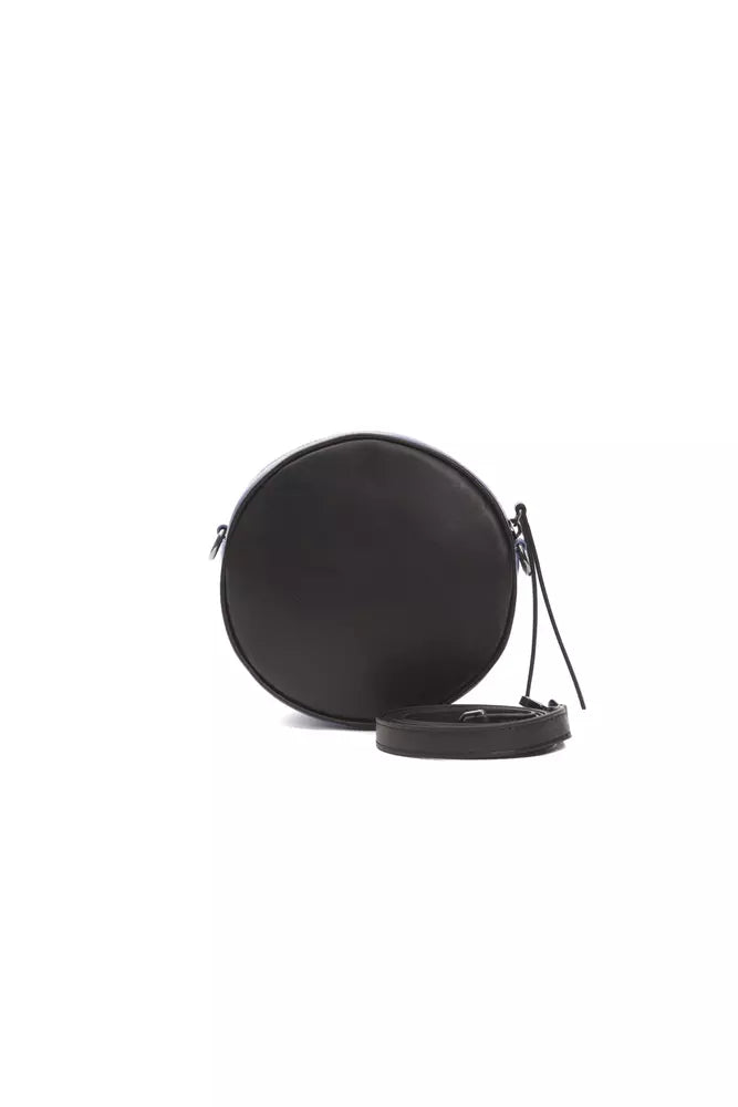 Černá kožená dámská crossbody taška