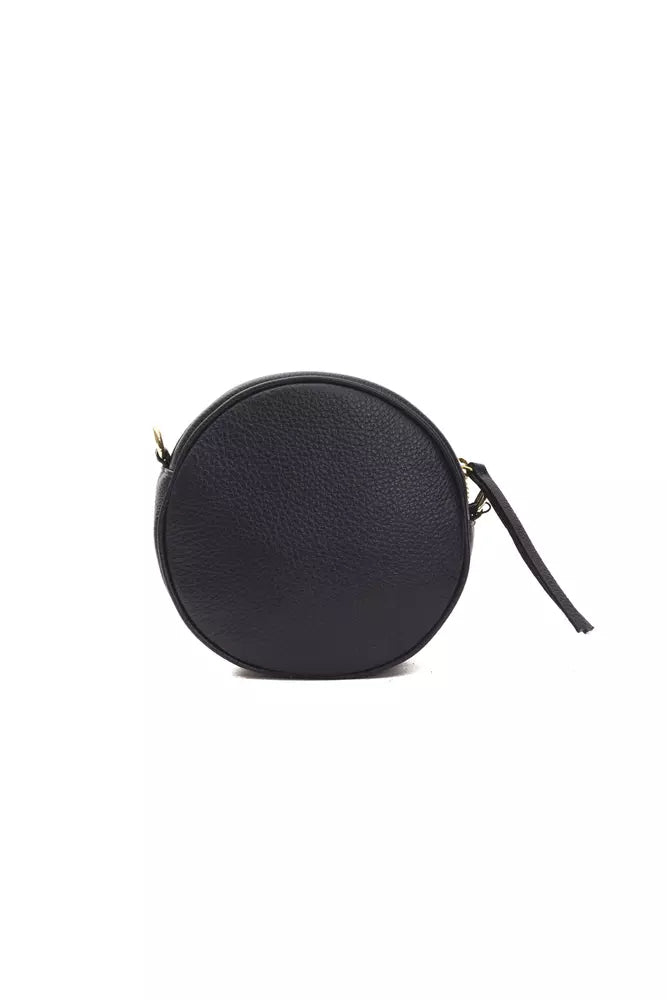 Šedá kožená dámská crossbody
