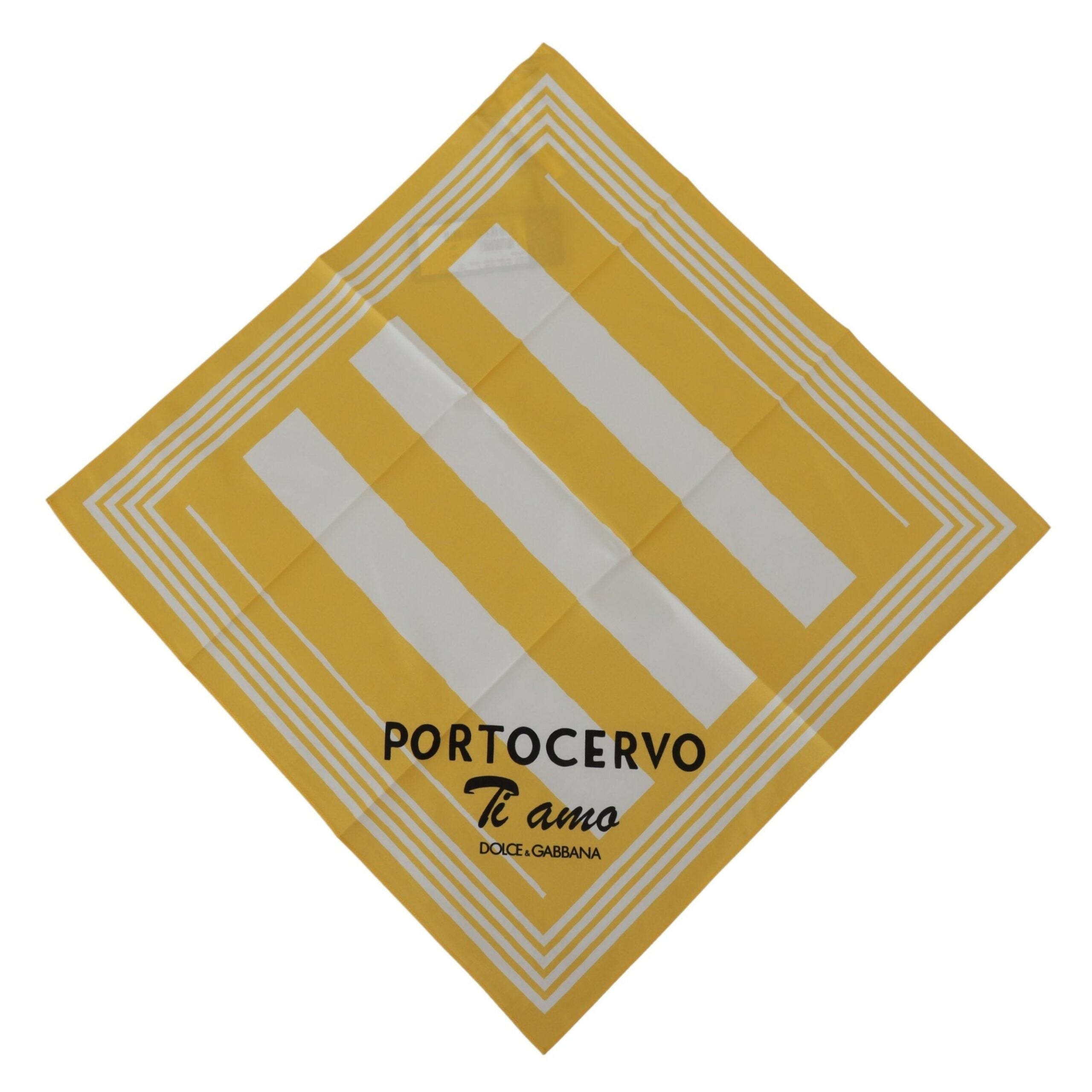 Žlutý bavlněný šál Portocervo