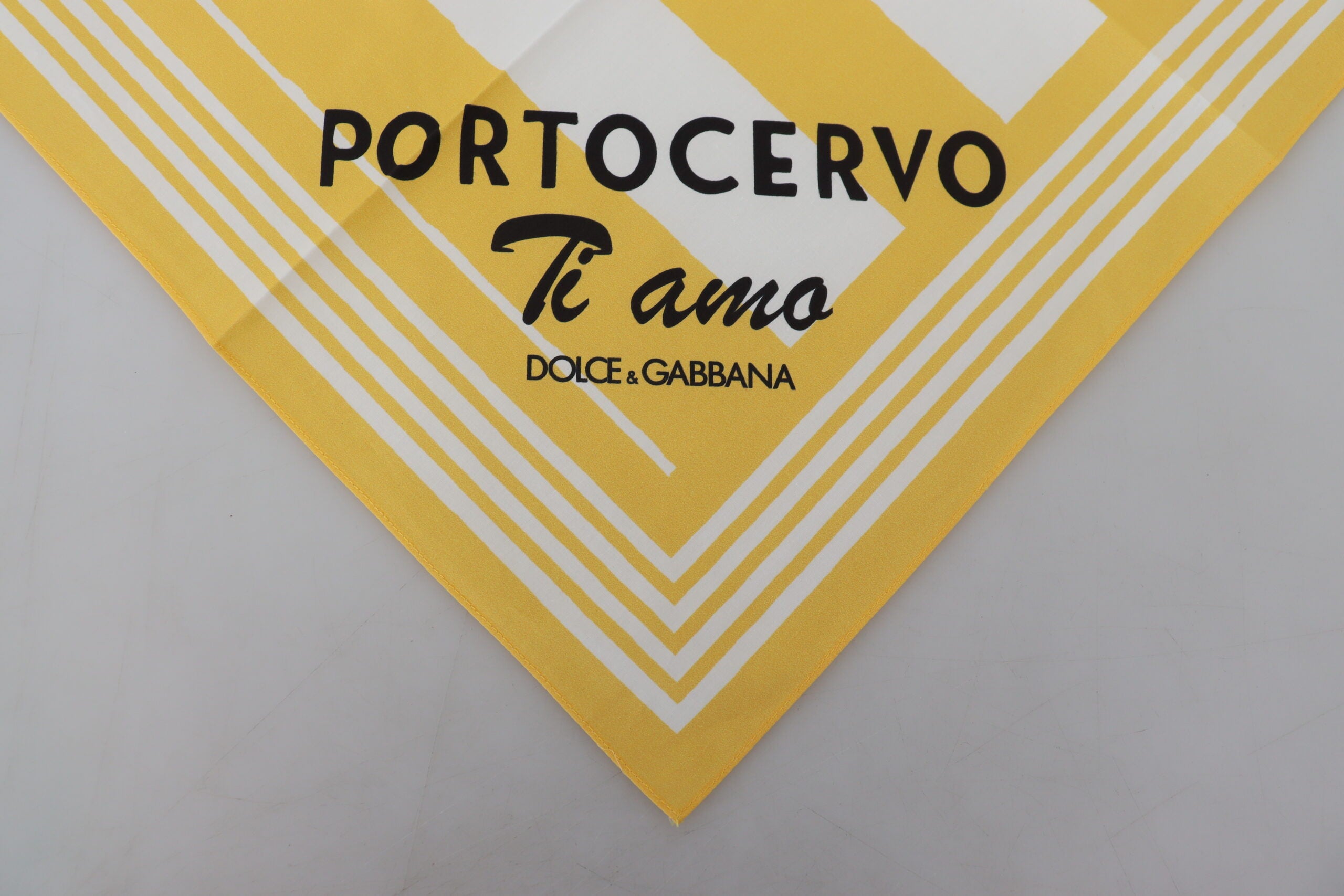 Žlutý bavlněný šál Portocervo