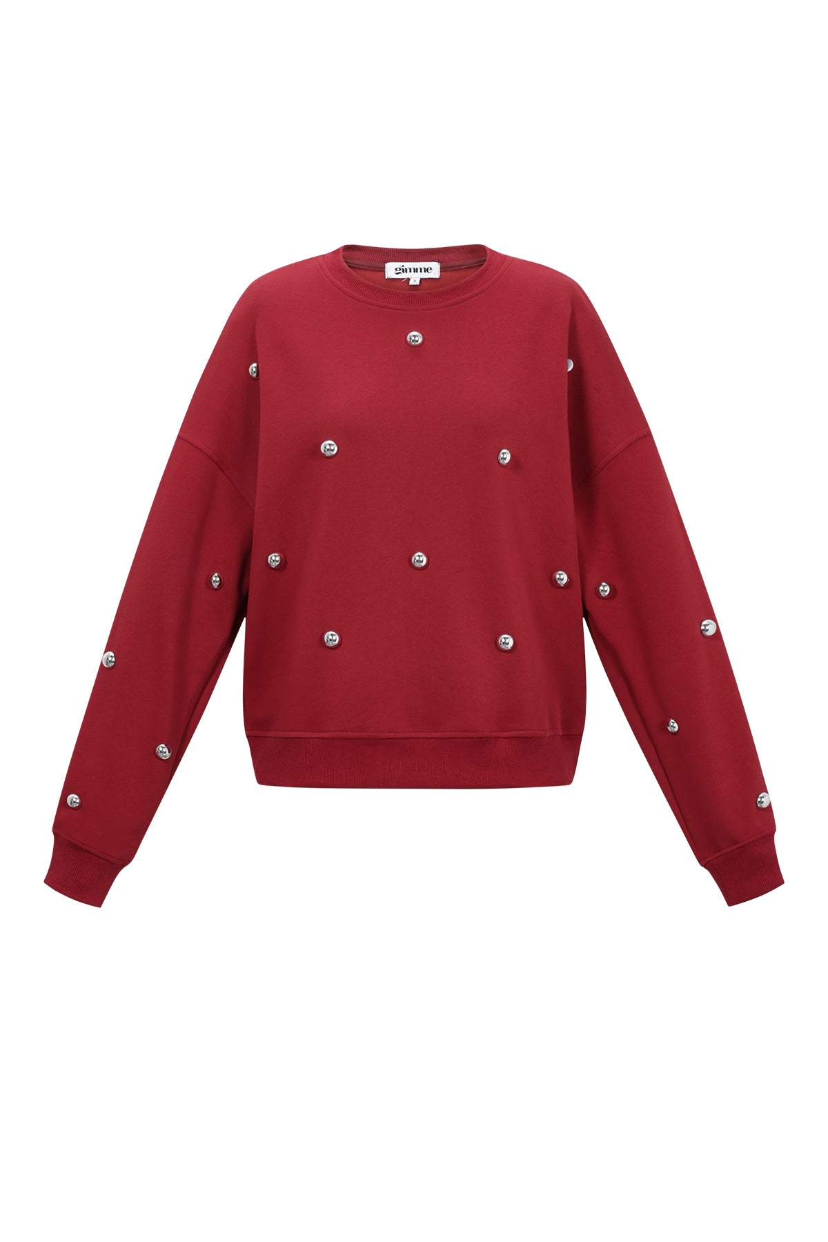 Sweater with studs